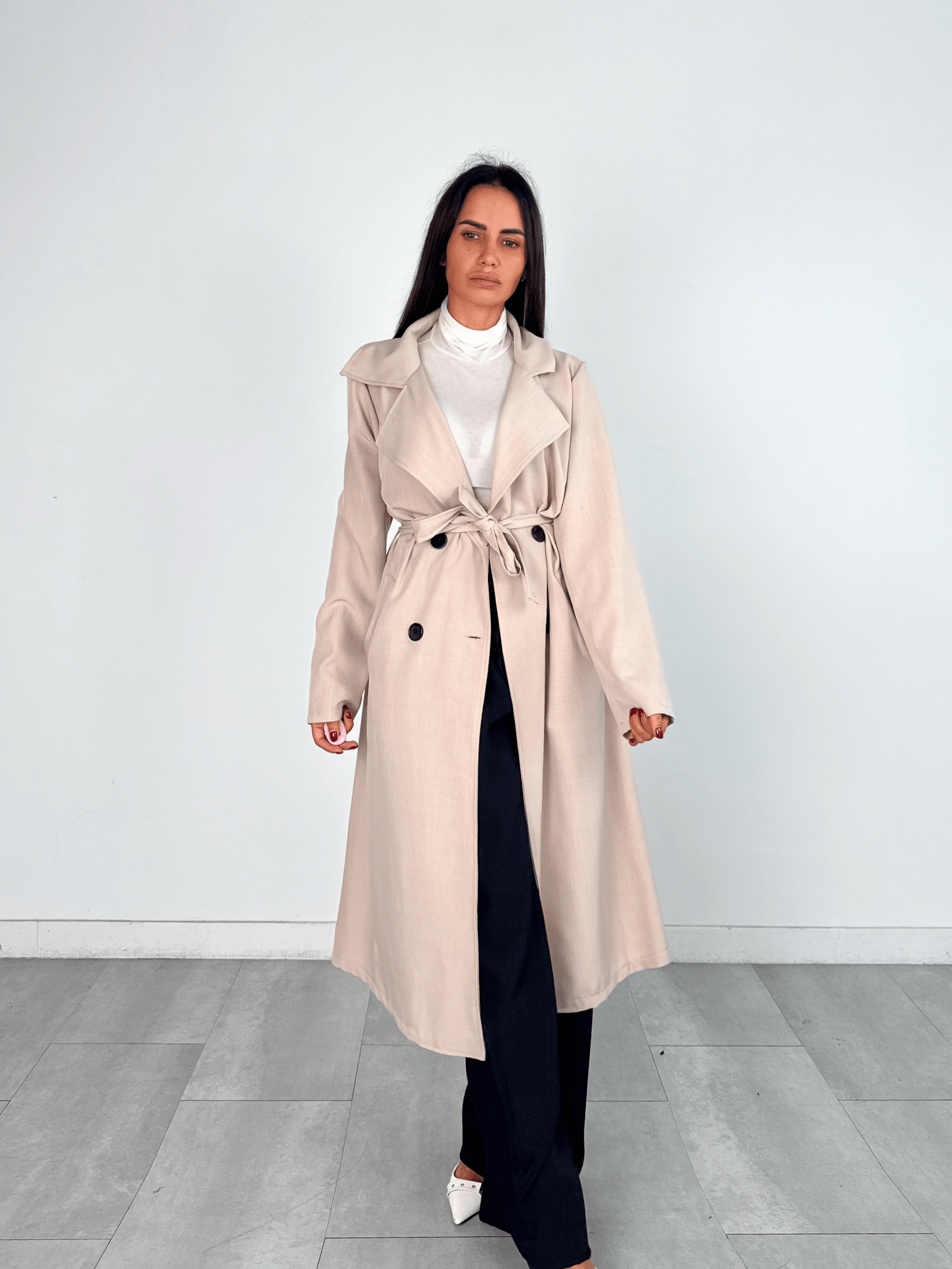 Trench Aura - Beige - SAINTH