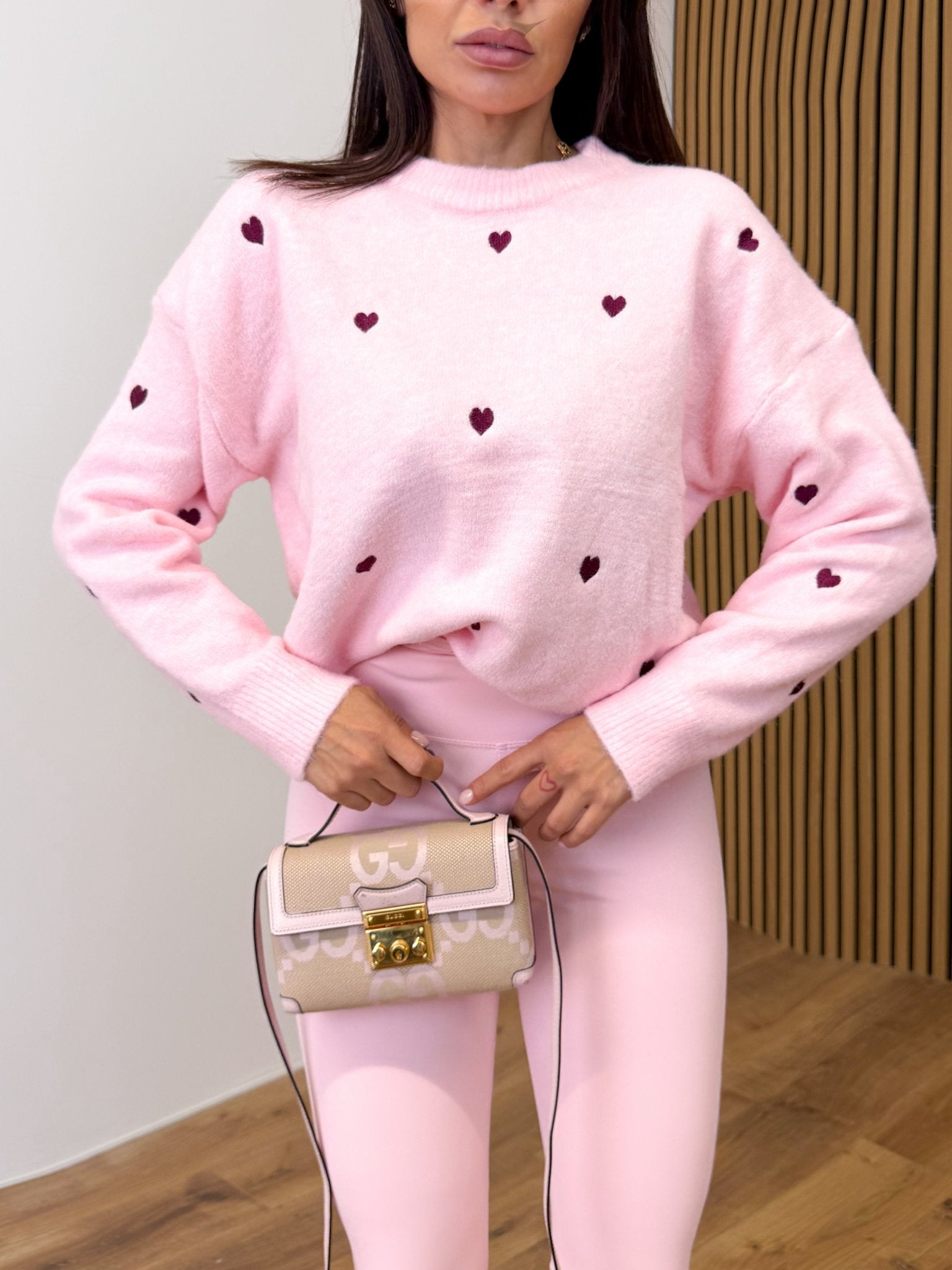 Pull Cuoricini - Rosa - SAINTH