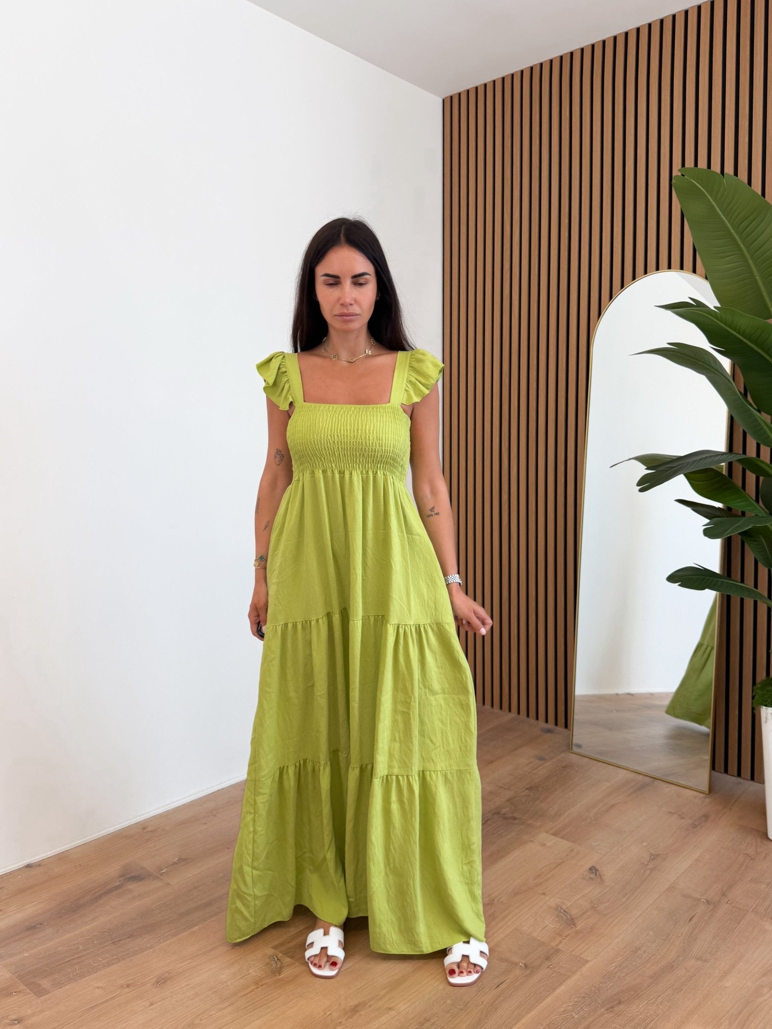 Abito Dora - Lime - SAINTH
