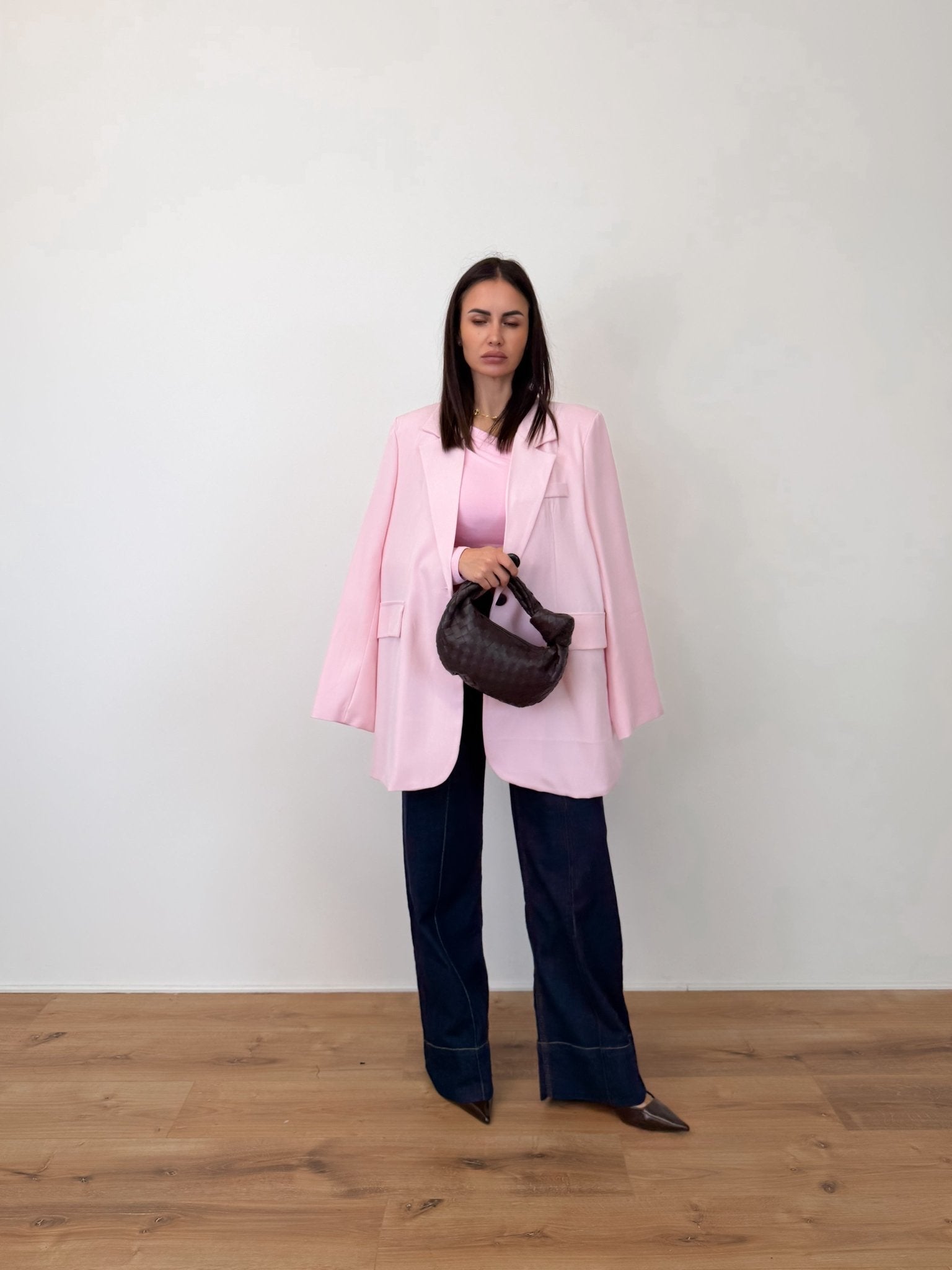 Blazer Simply Over - Rosa - SAINTH