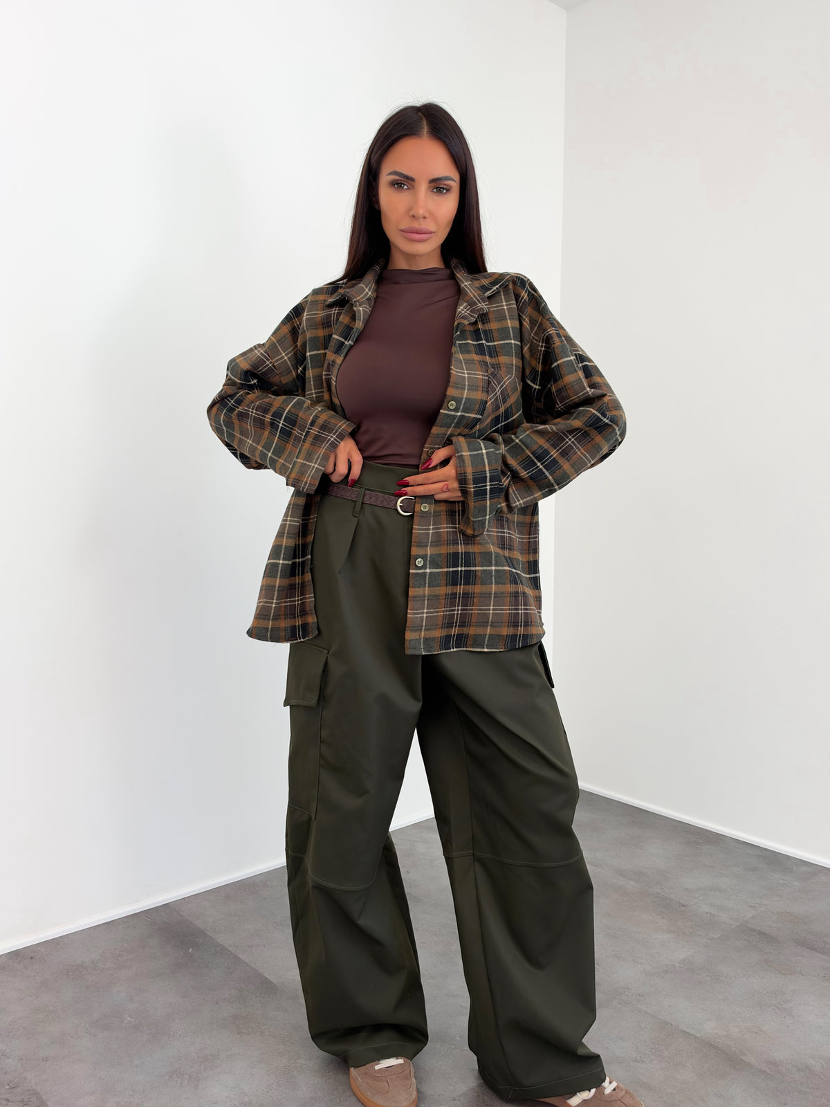 Camicia Factory - Marrone Camel