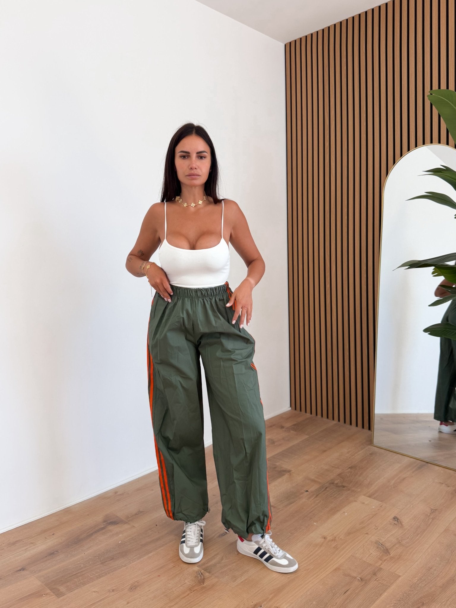 Pantalone Parachute - Army Green - SAINTH