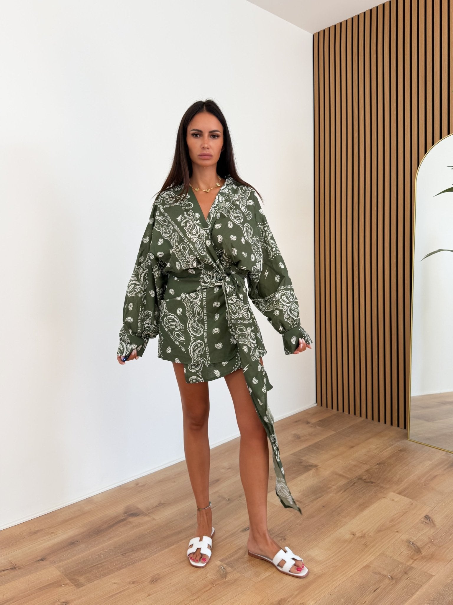 Abito Japan Graffiti - Army Green - SAINTH