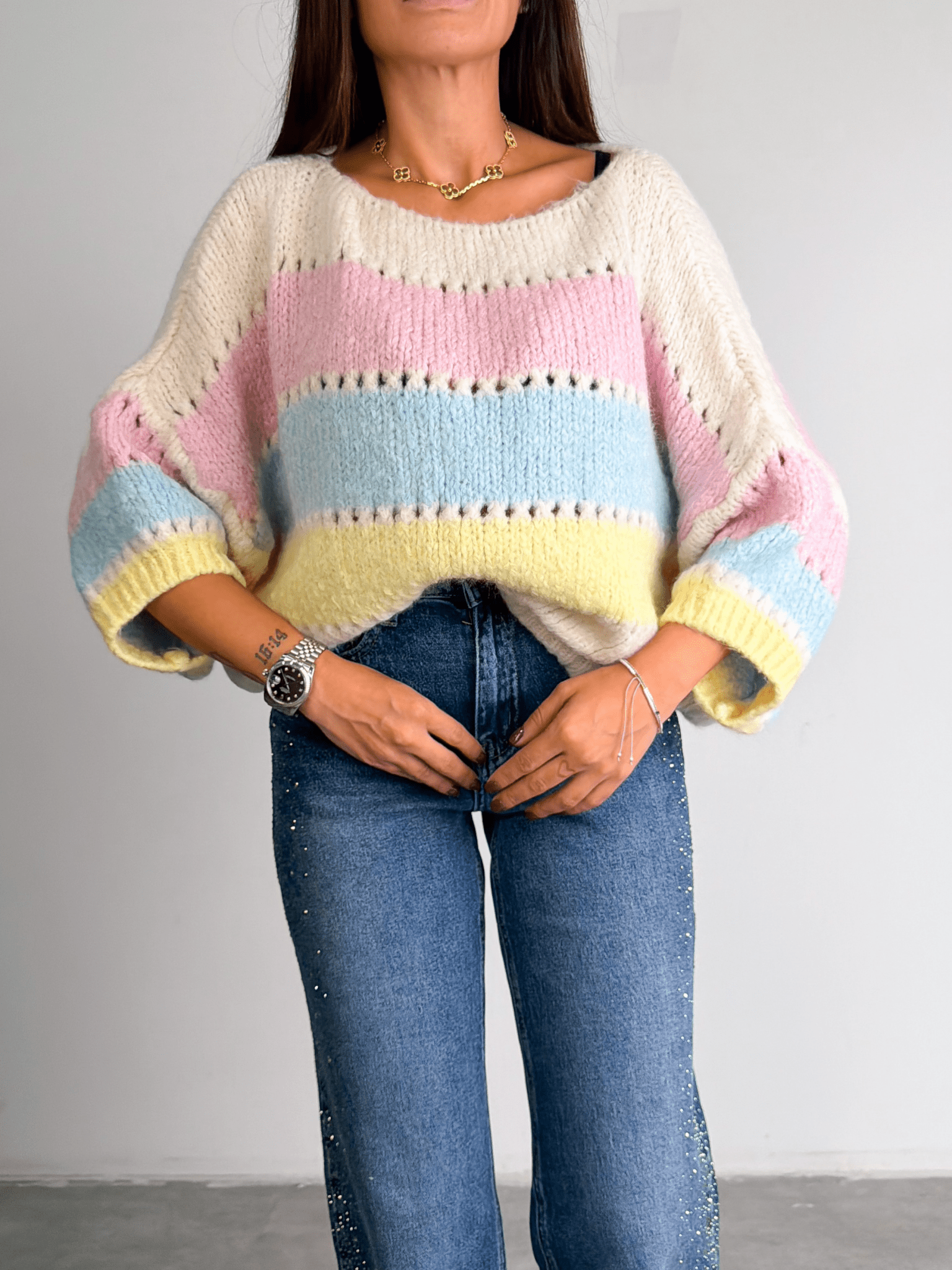 Pull Colorful - Panna - SAINTH