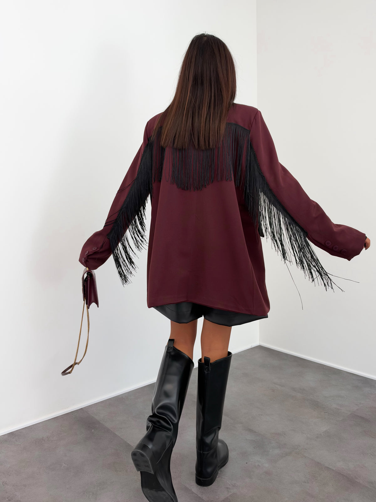Blazer Filo D'angelo - Bordeaux