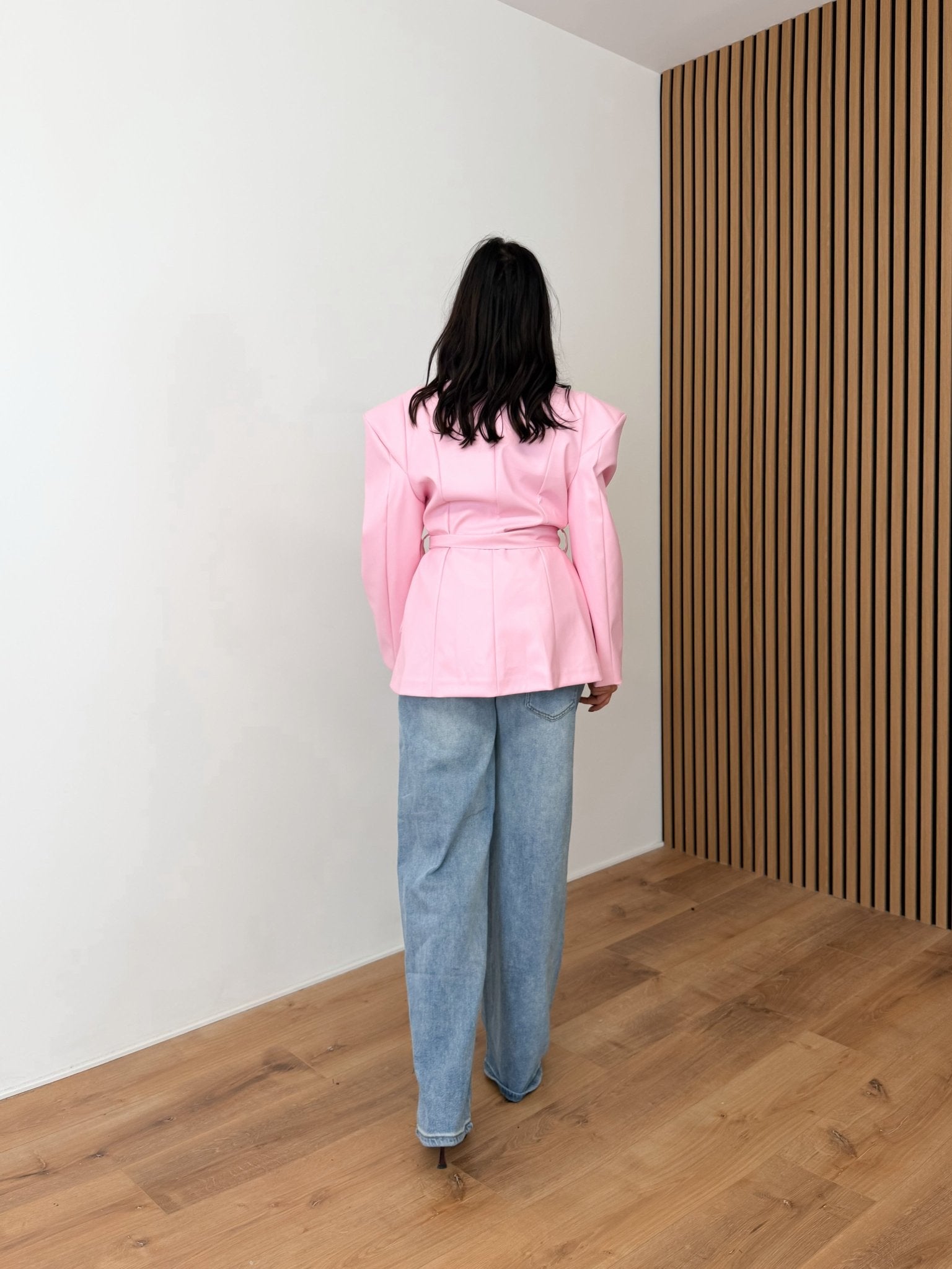 Blazer Liban Ecopelle - Rosa - SAINTH