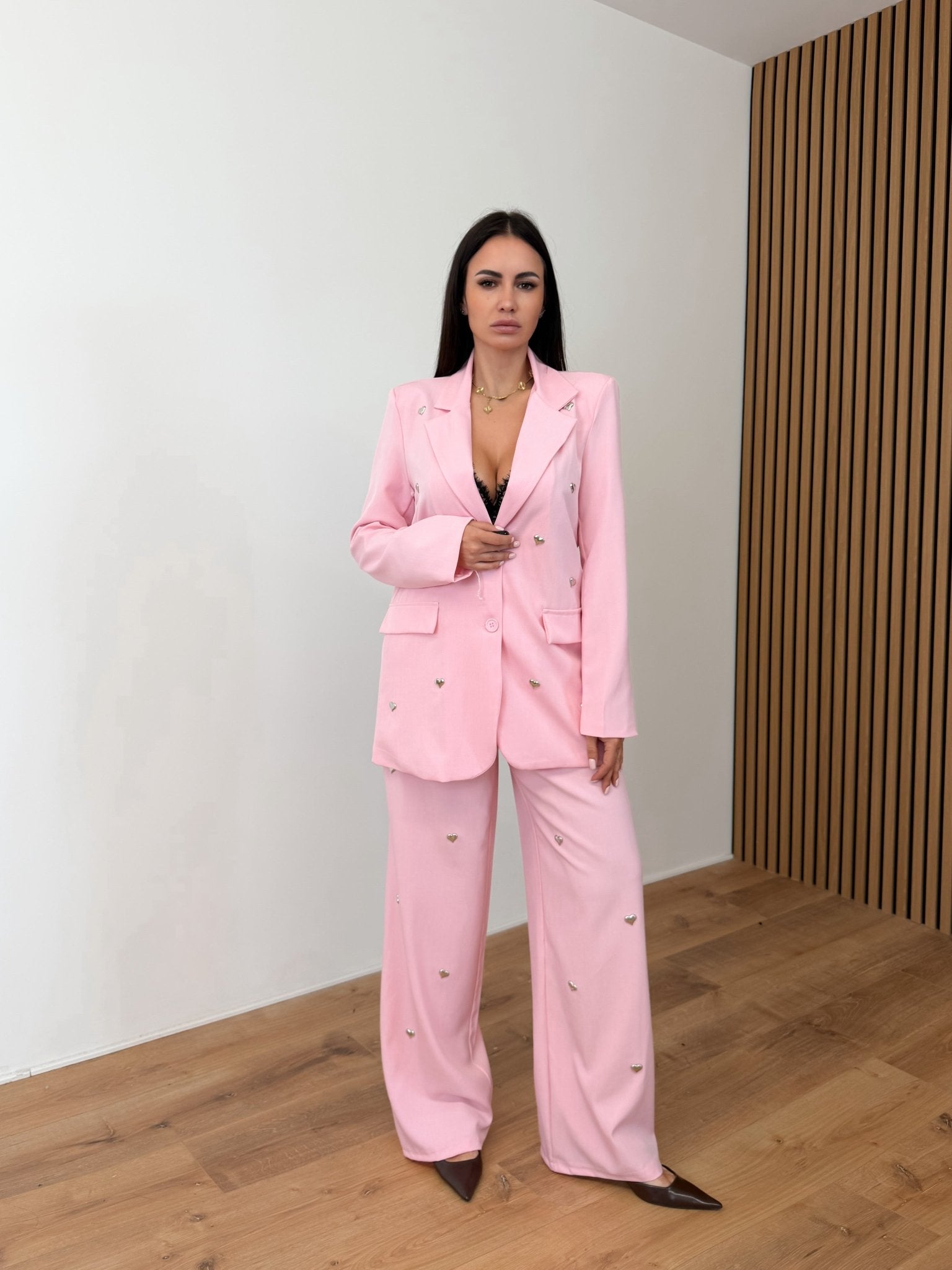 Tailleur Metal Love - Baby Pink - SAINTH