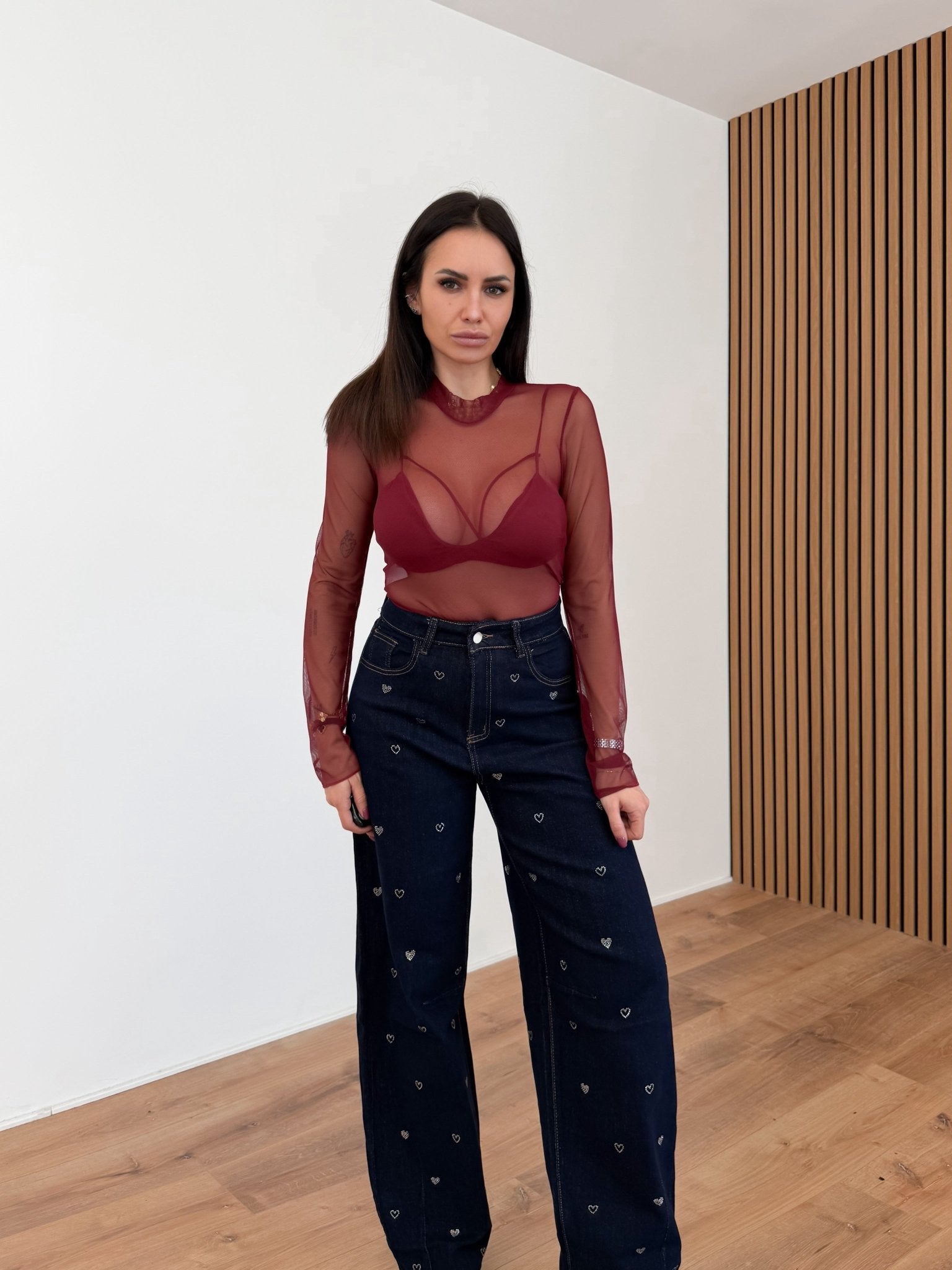 Jeans TR667 - Denim Scuro - SAINTH
