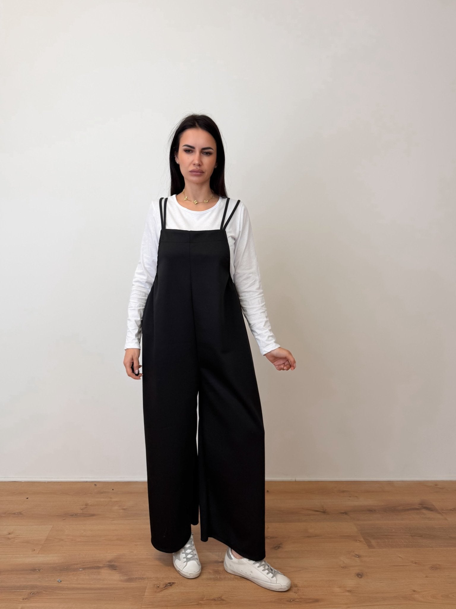 Salopette + Maglietta - Nero - SAINTH