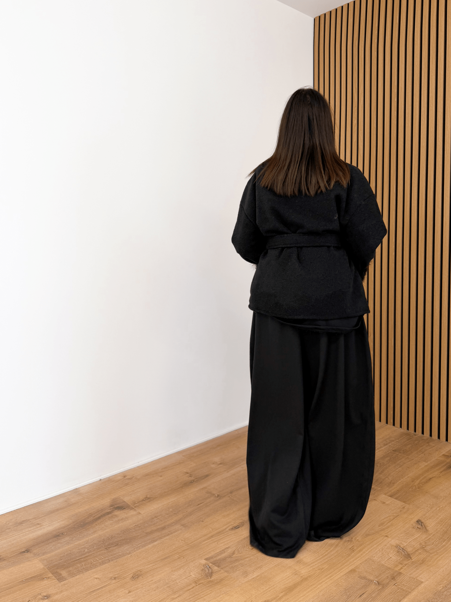 Pantalone Ventaglio - Nero - SAINTH