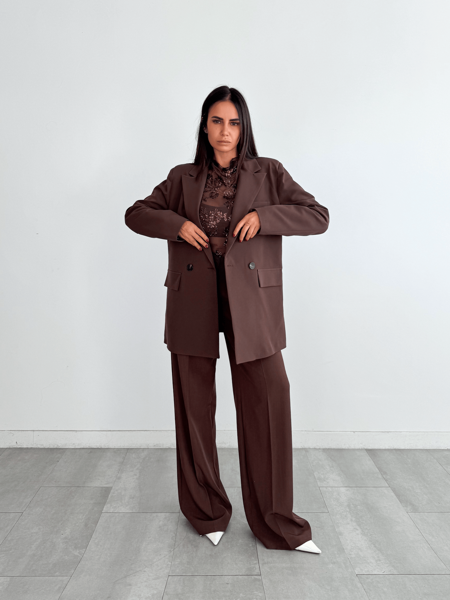 Blazer Strutturato Must - Marrone - SAINTH