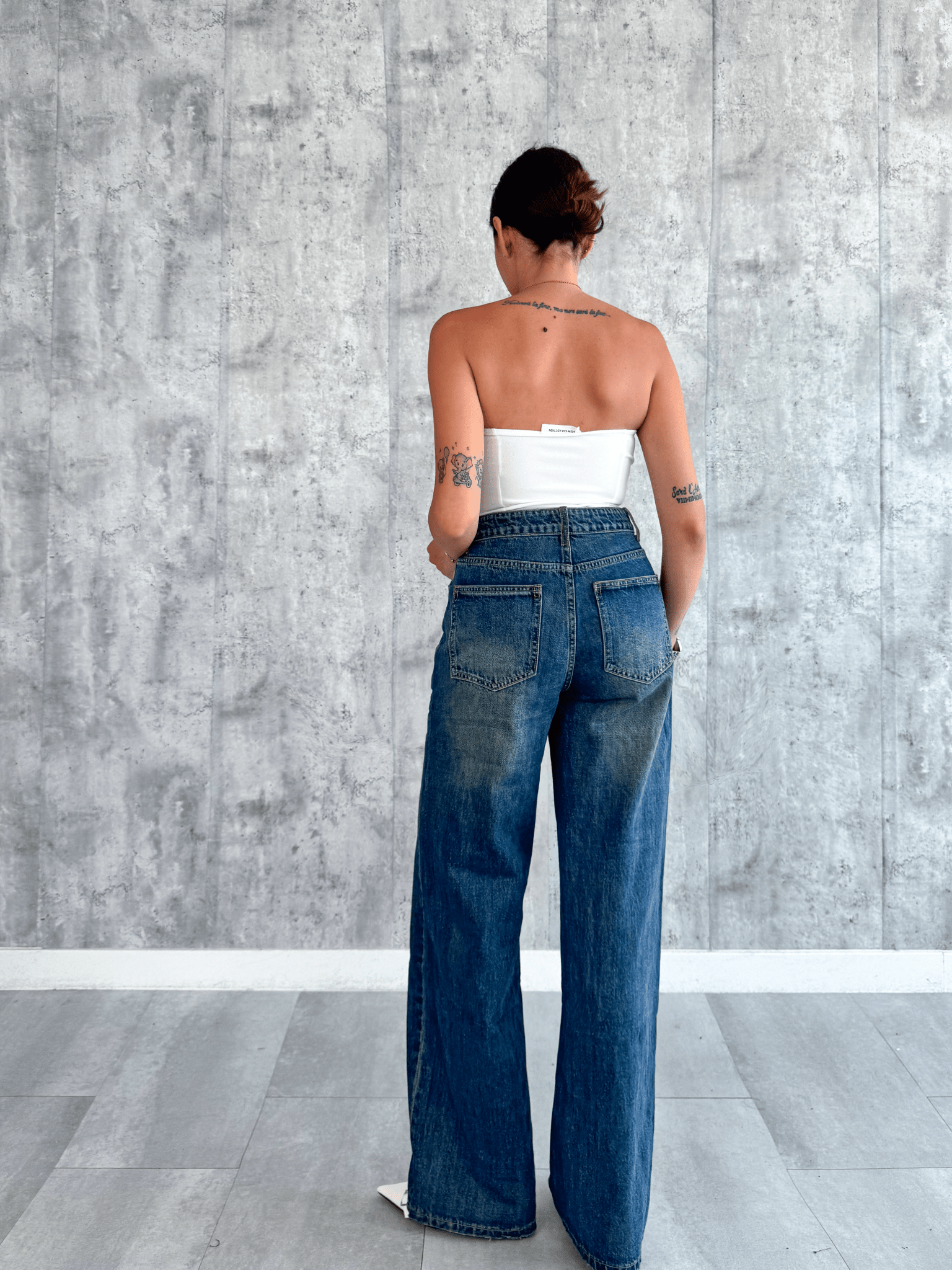 Jeans Bottoni - Denim - SAINTH