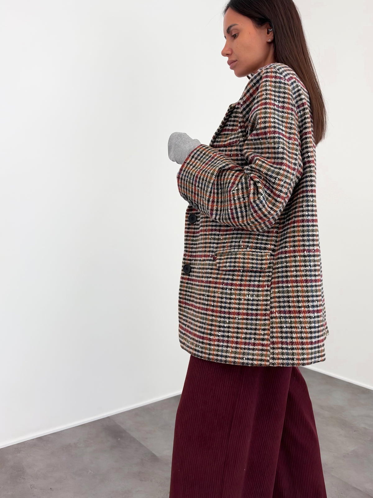 Cappotto Blazer PDP - Bordeaux Verde