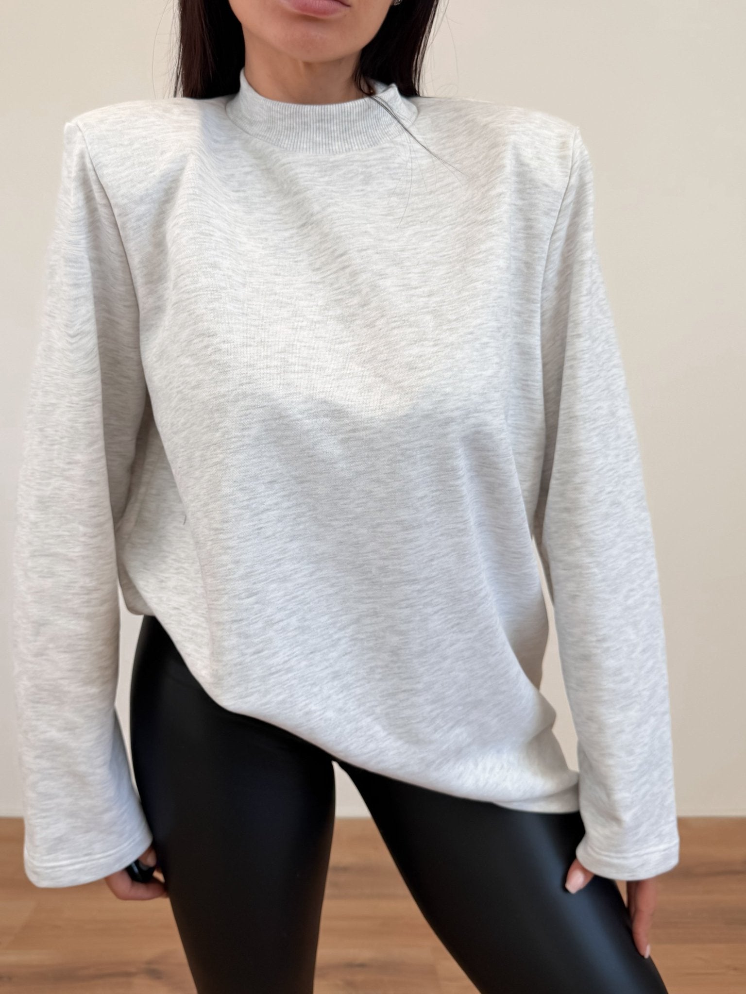 Felpa Maxi Spalla - Grigia - SAINTH