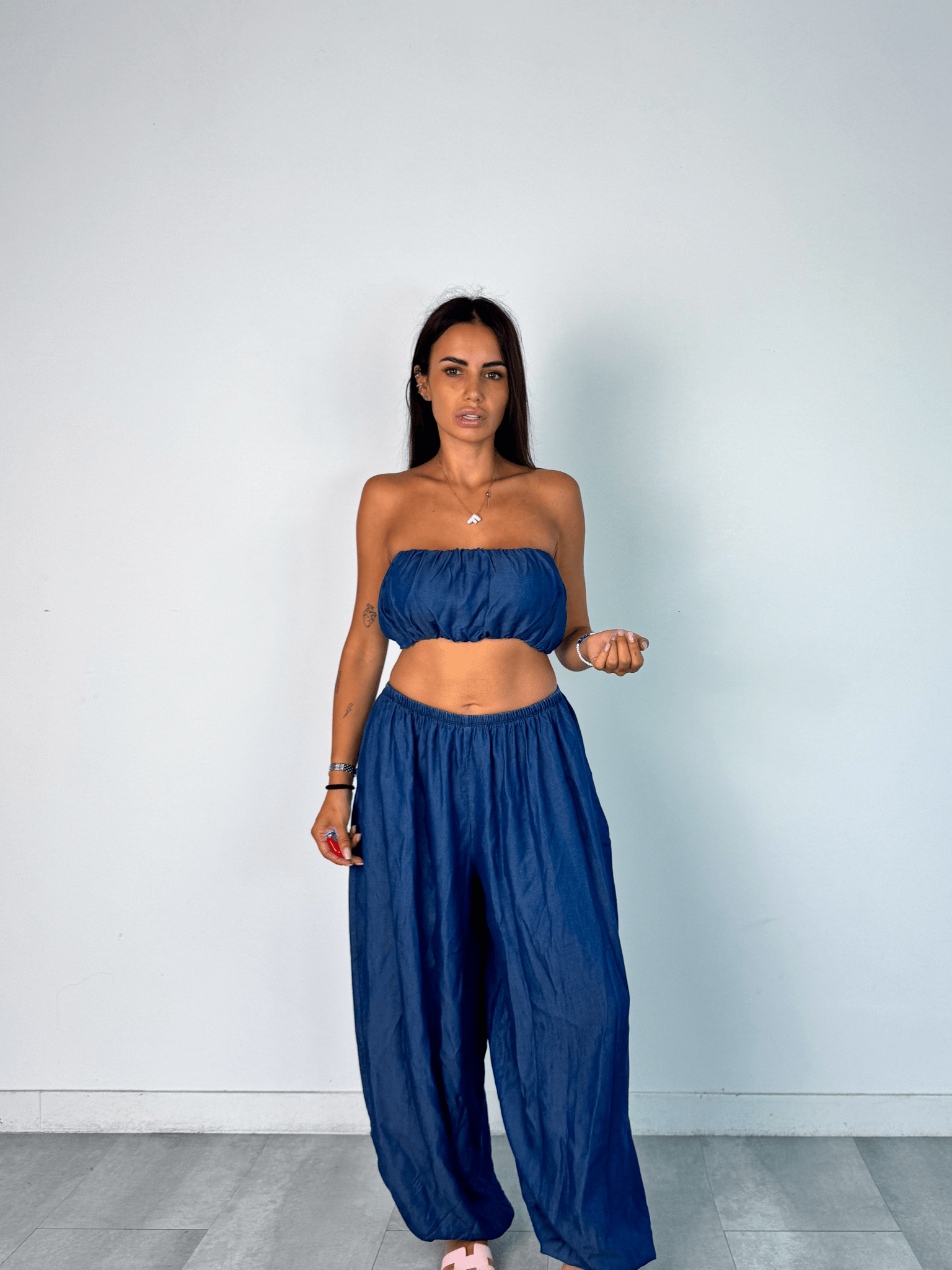 Completo Jamie - Denim Scuro - SAINTH