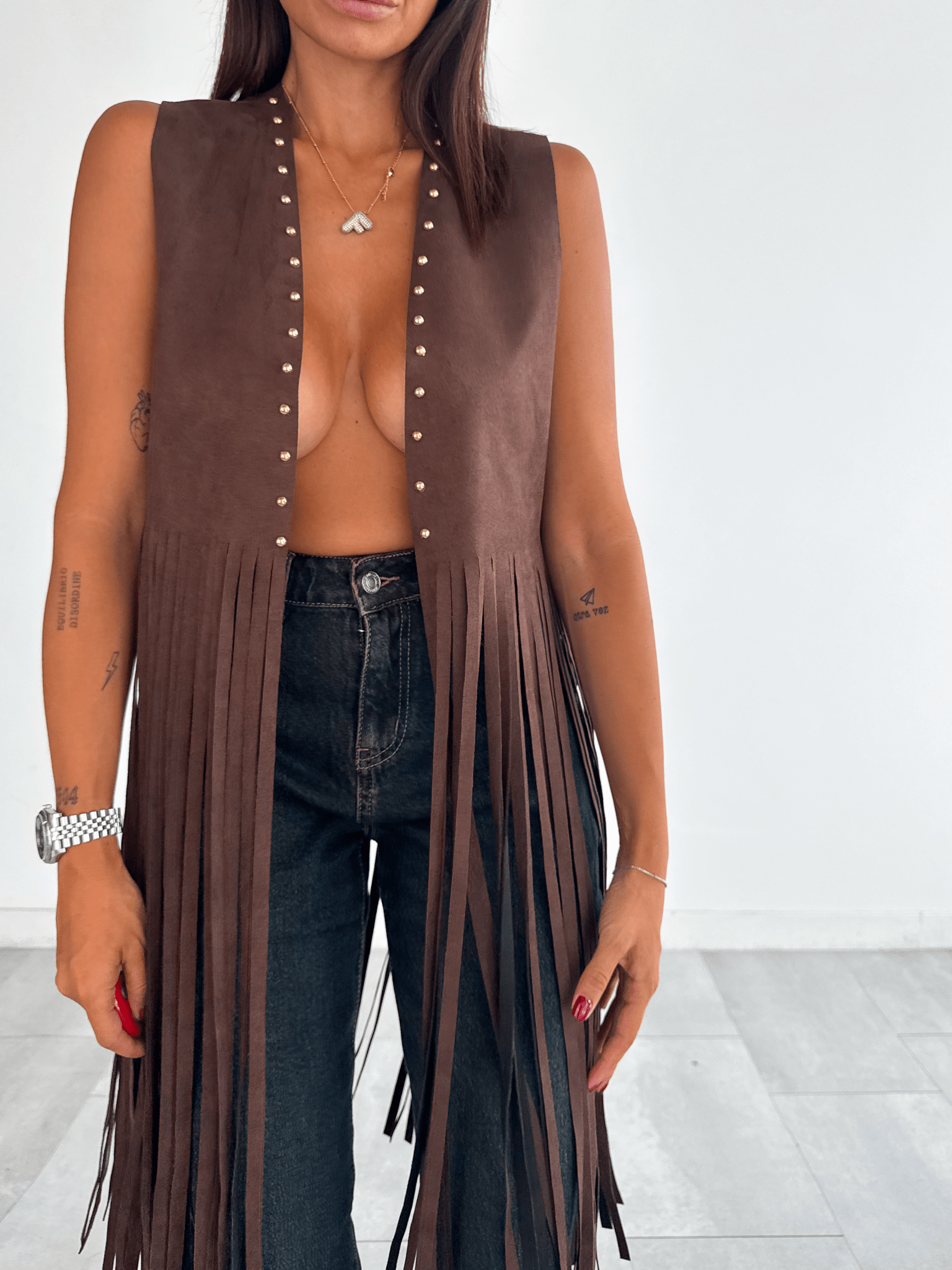 Gilet Spin - Marrone - SAINTH