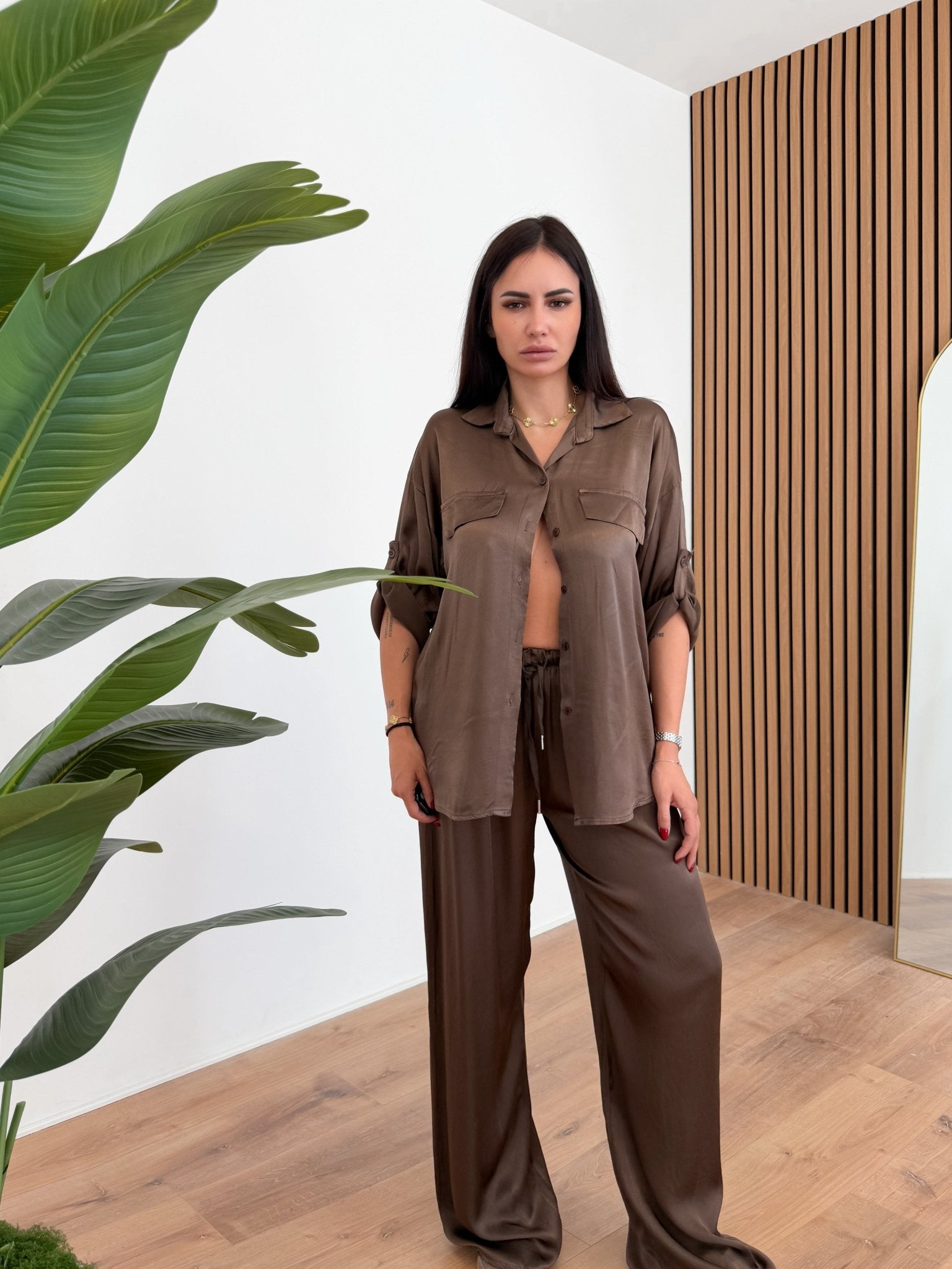 Camicia Breeze - Marrone - SAINTH