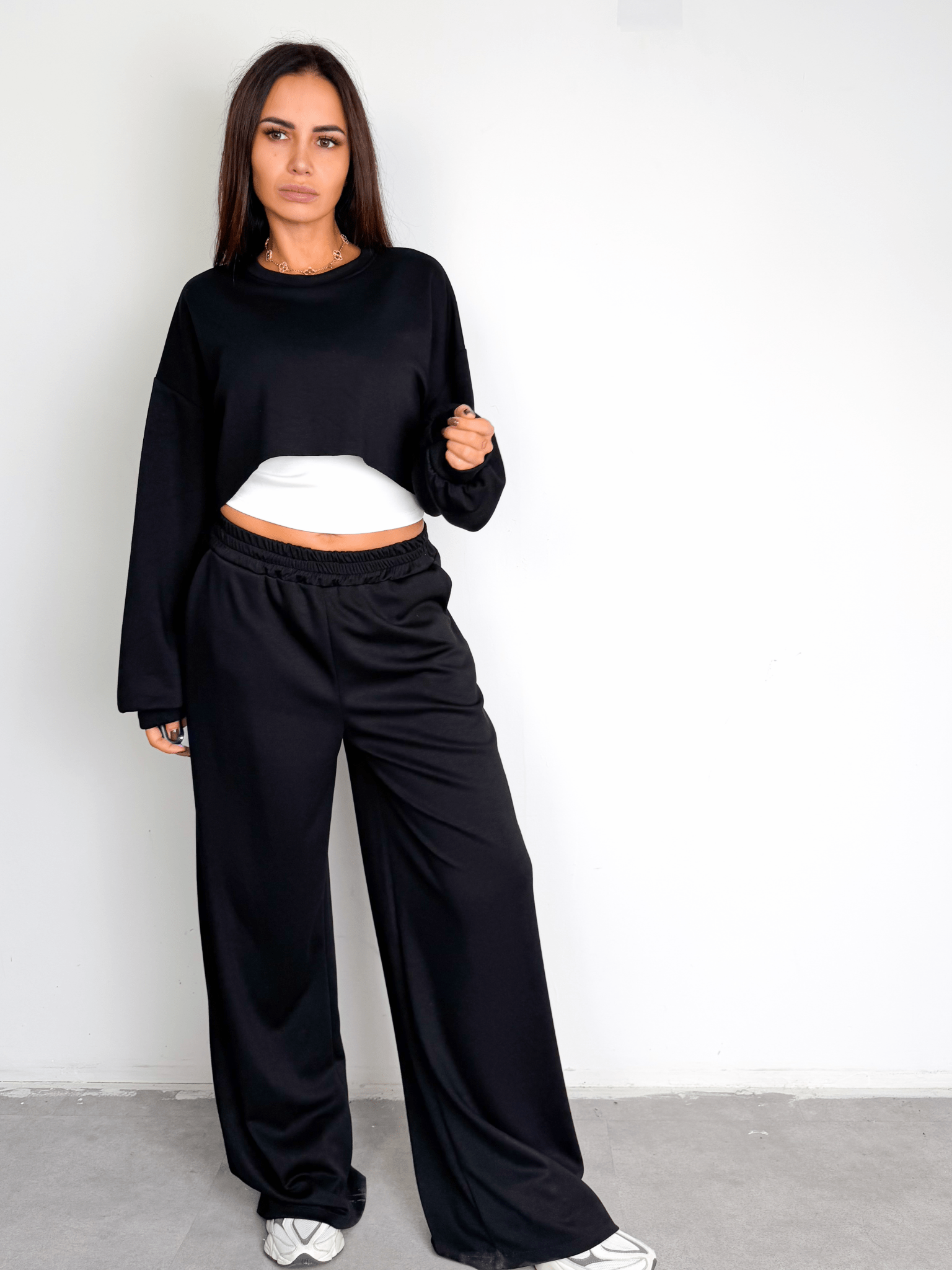 Felpa Active 2in1 - Nera - SAINTH