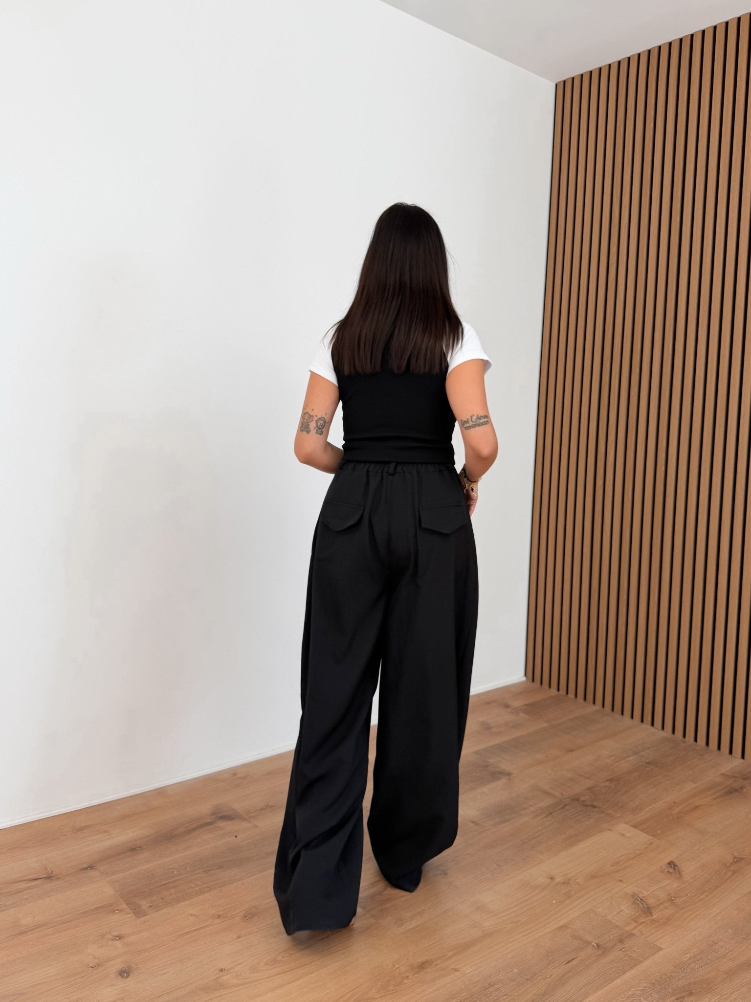 Pantalone Nascous - Nero - SAINTH