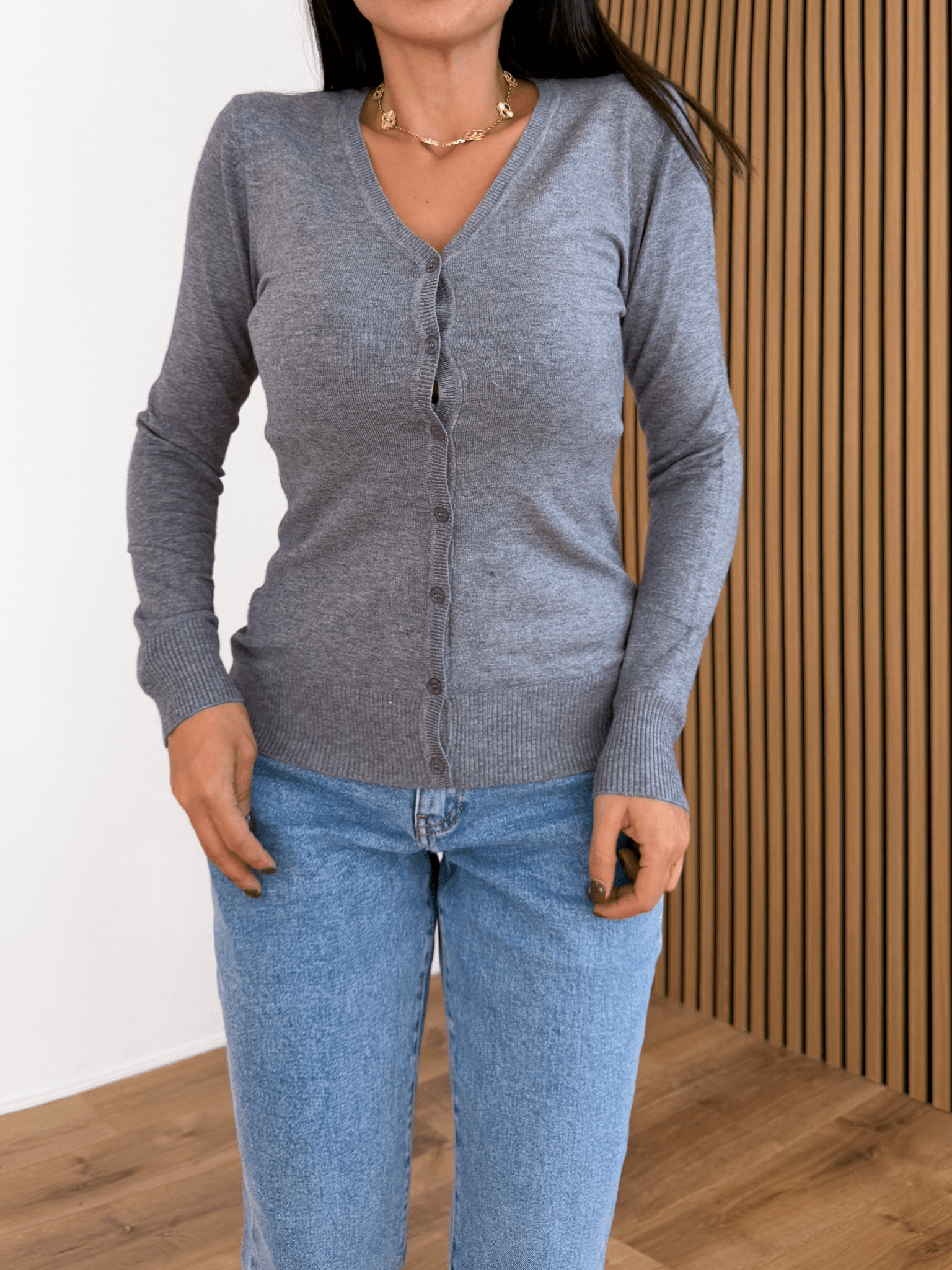 Cardigan Cozy - Grigio - SAINTH