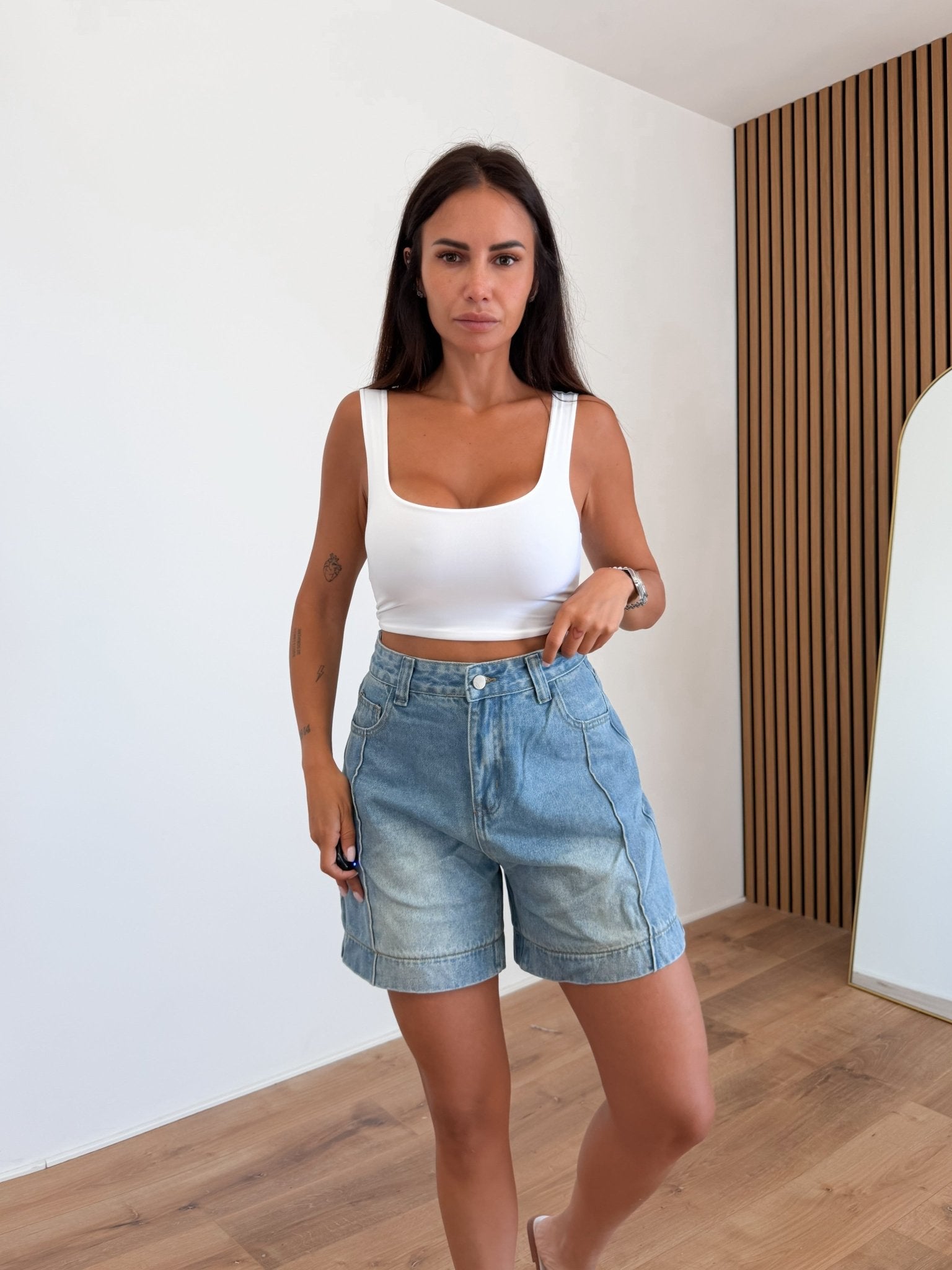 Shorts Claire - Denim - SAINTH
