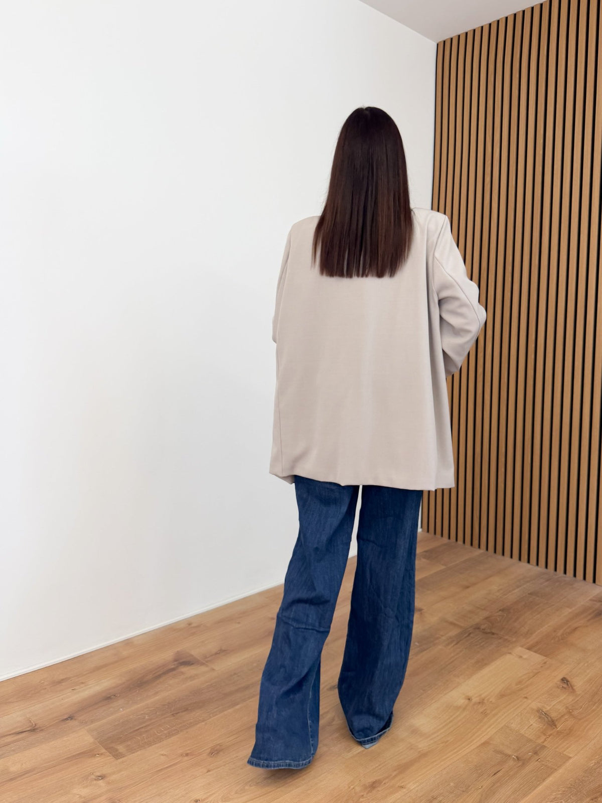 Blazer Simply Over - Beige - SAINTH