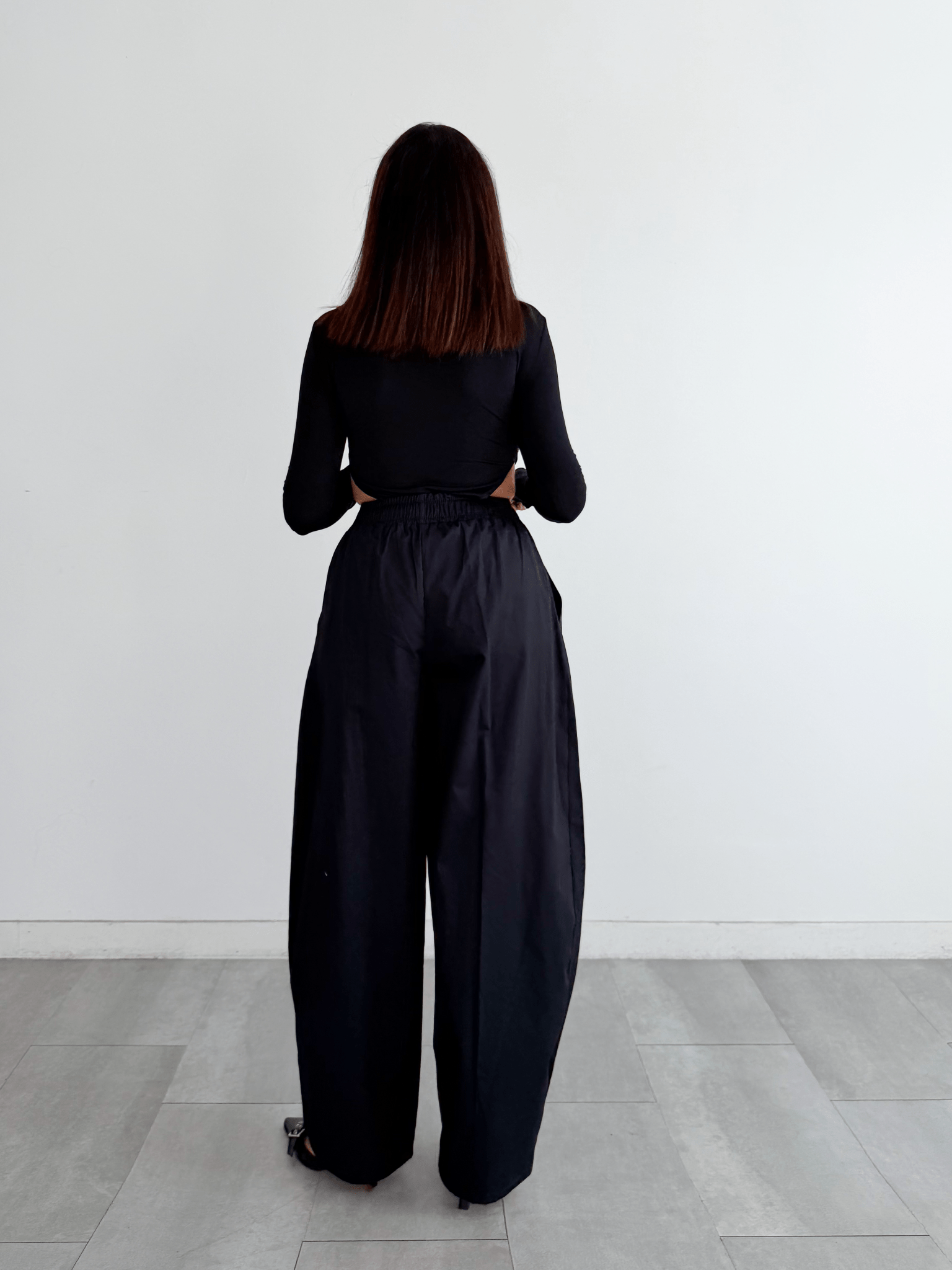 Pantalone Ampio - Nero - SAINTH