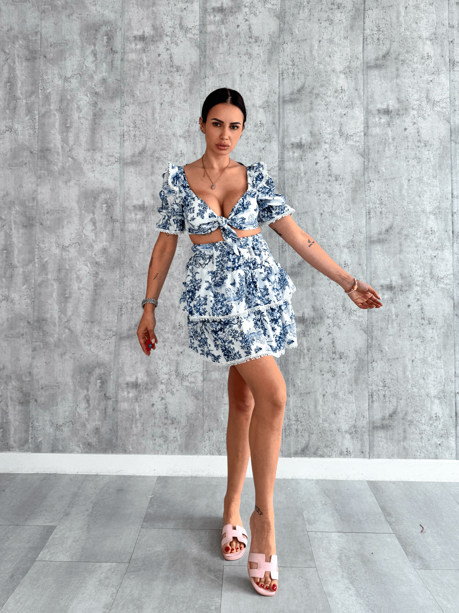 Completo Space - Bianco e Blu - SAINTH