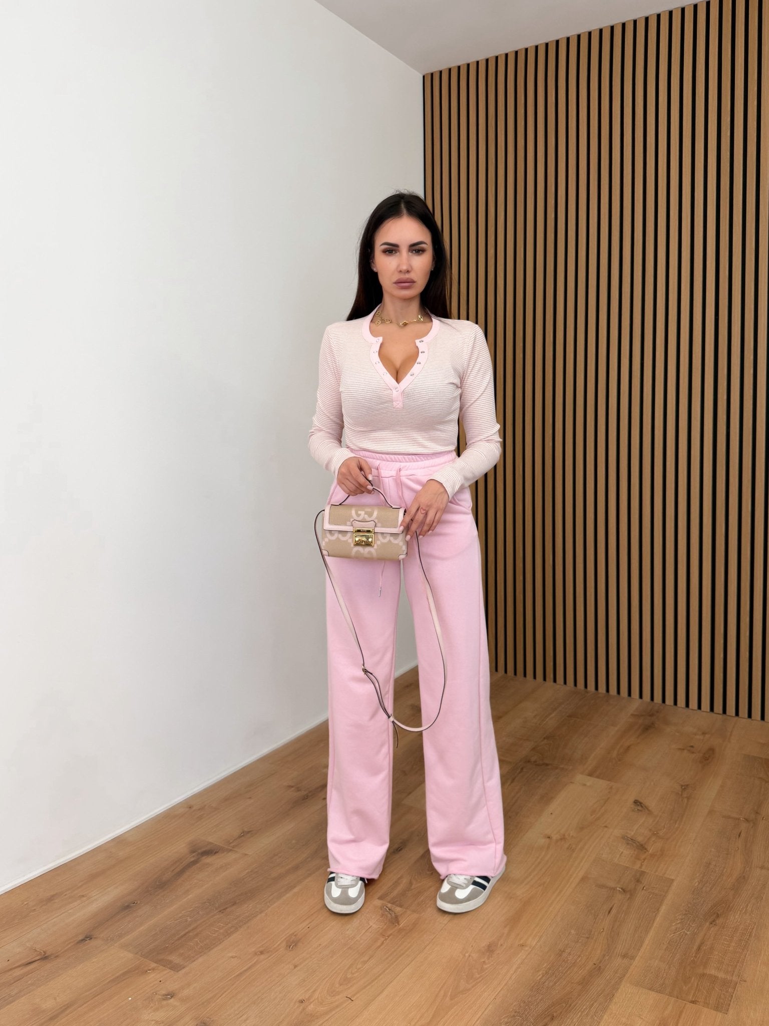 Pantalone Tuta Palazzo - Rosa - SAINTH