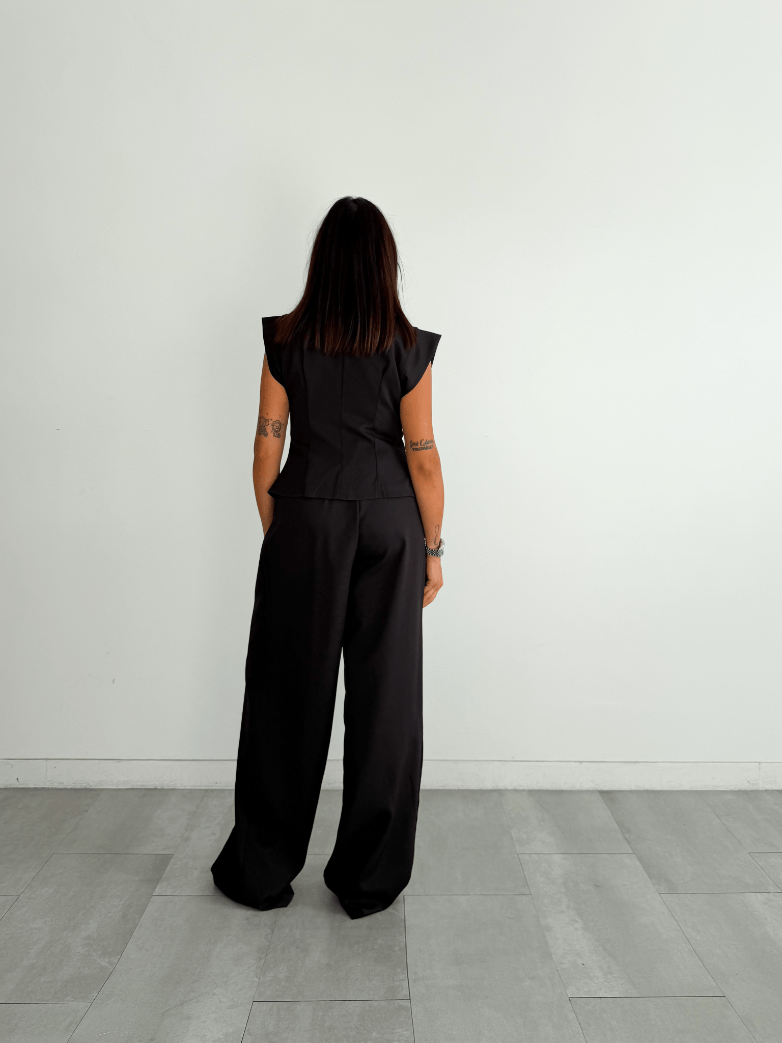 Completo Gilet - Nero - SAINTH