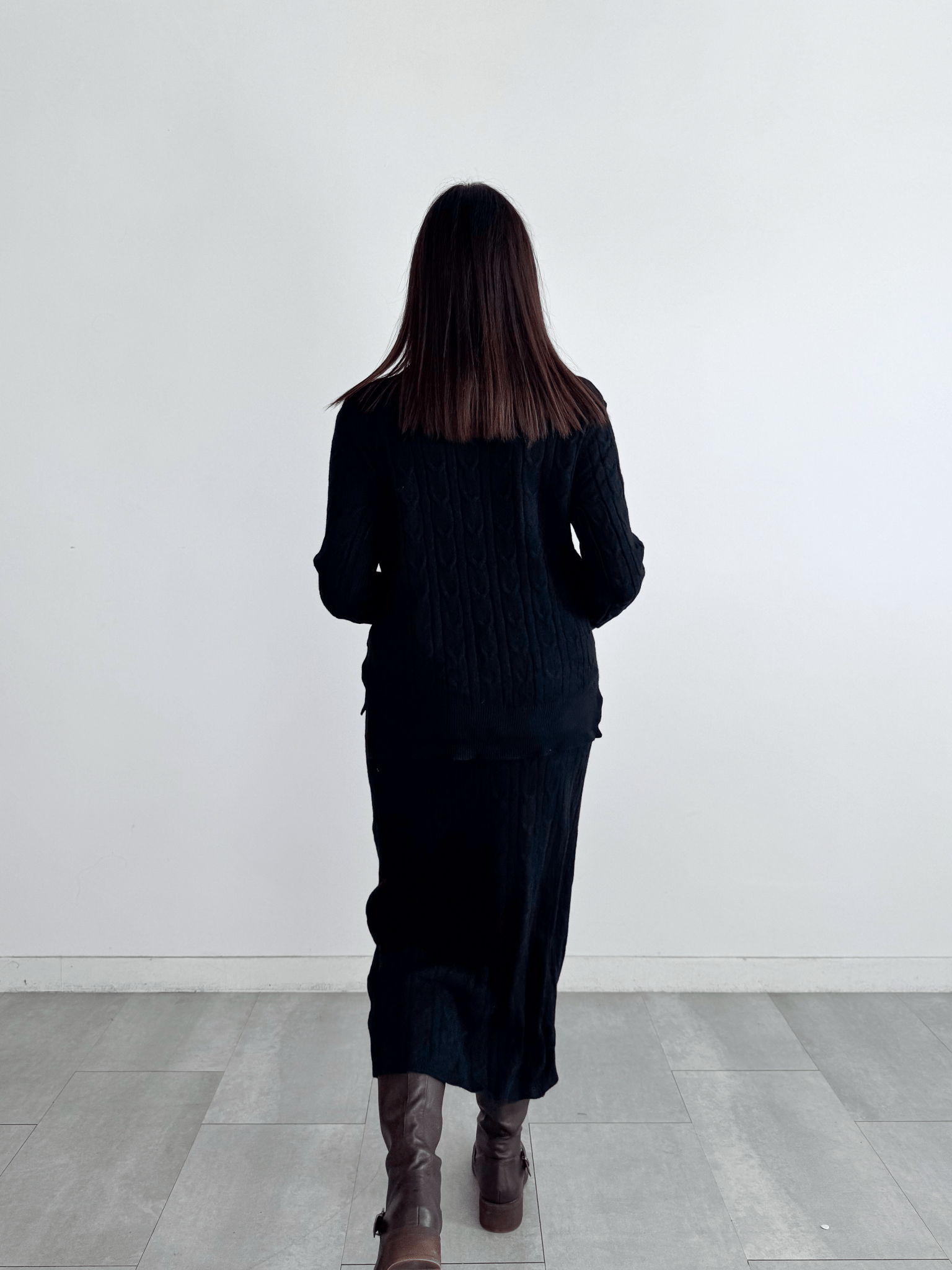 Coordinato Braided - Nero - SAINTH