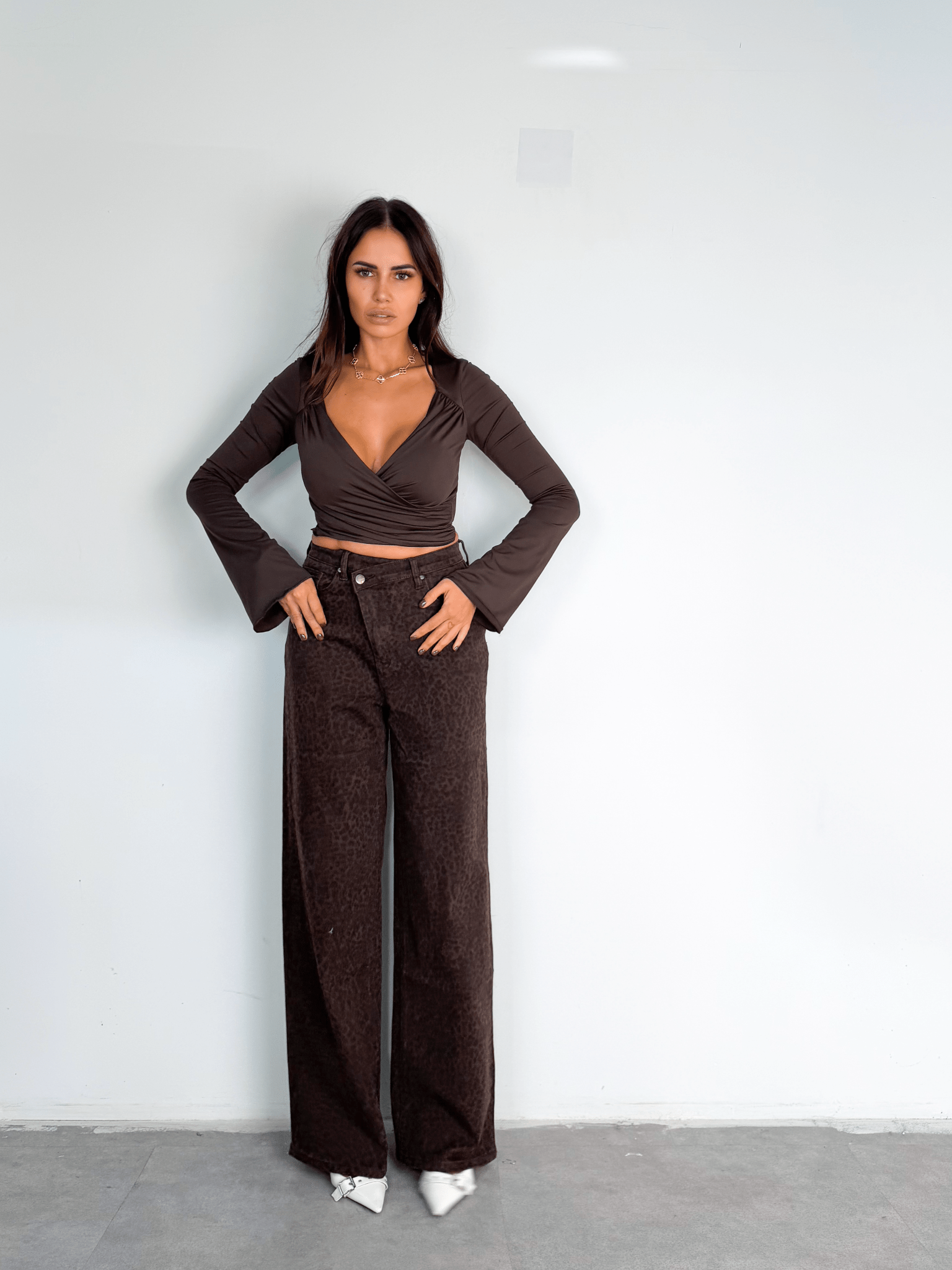 Jeans Graffio - Leopardato Scuro - SAINTH