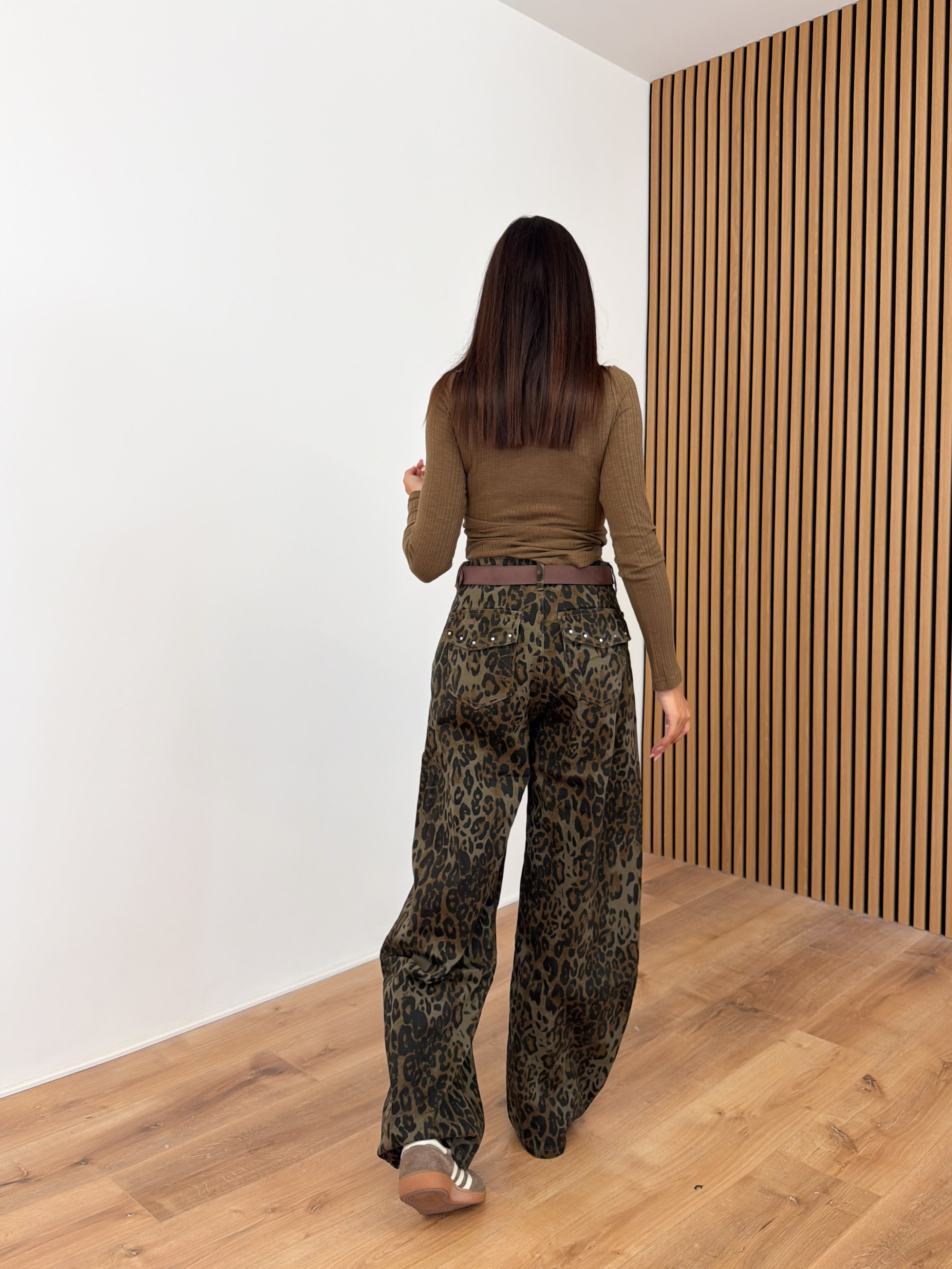 Jeans V5123 - Leopardato