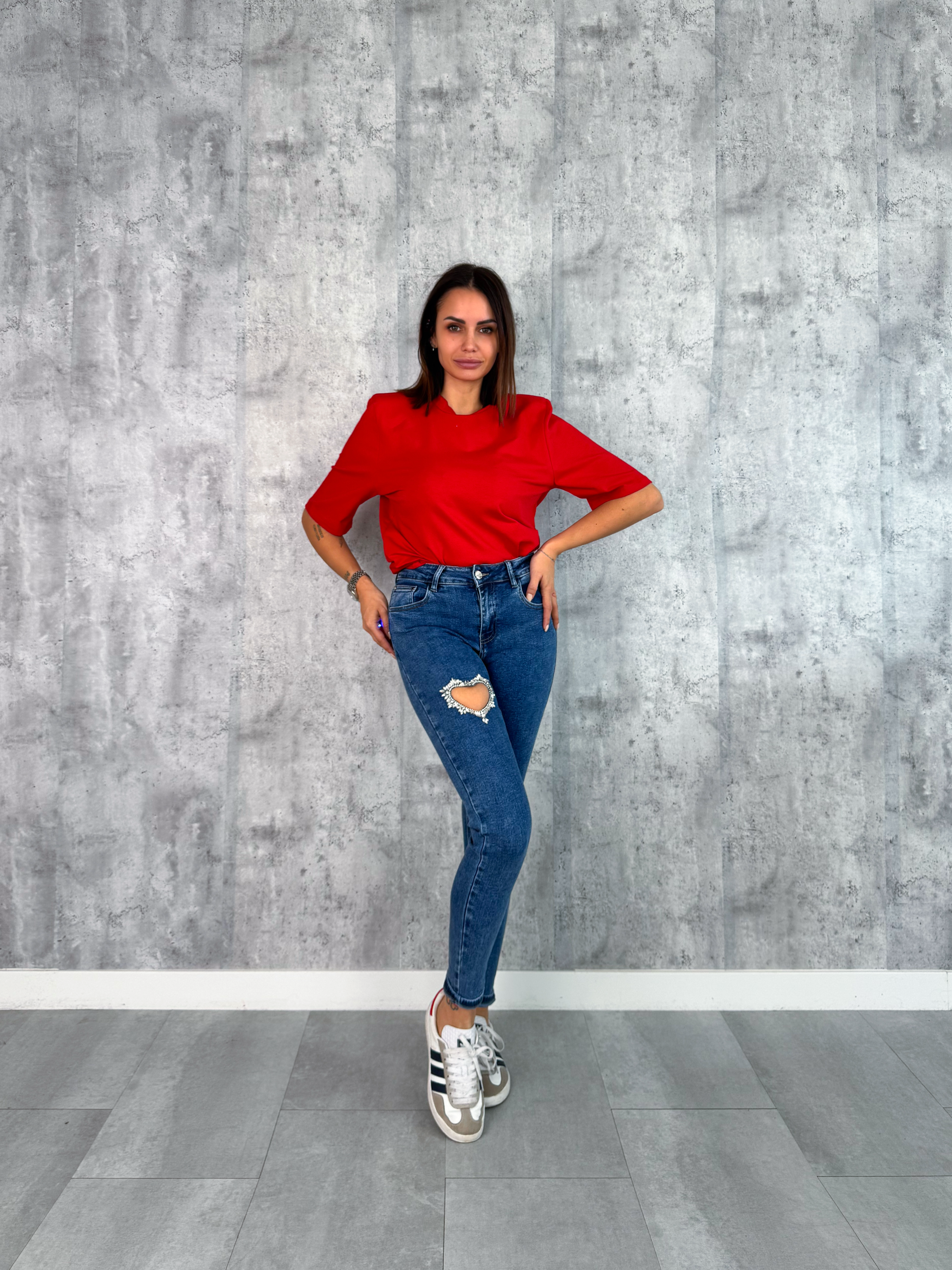 Jeans Cuoricino - Denim