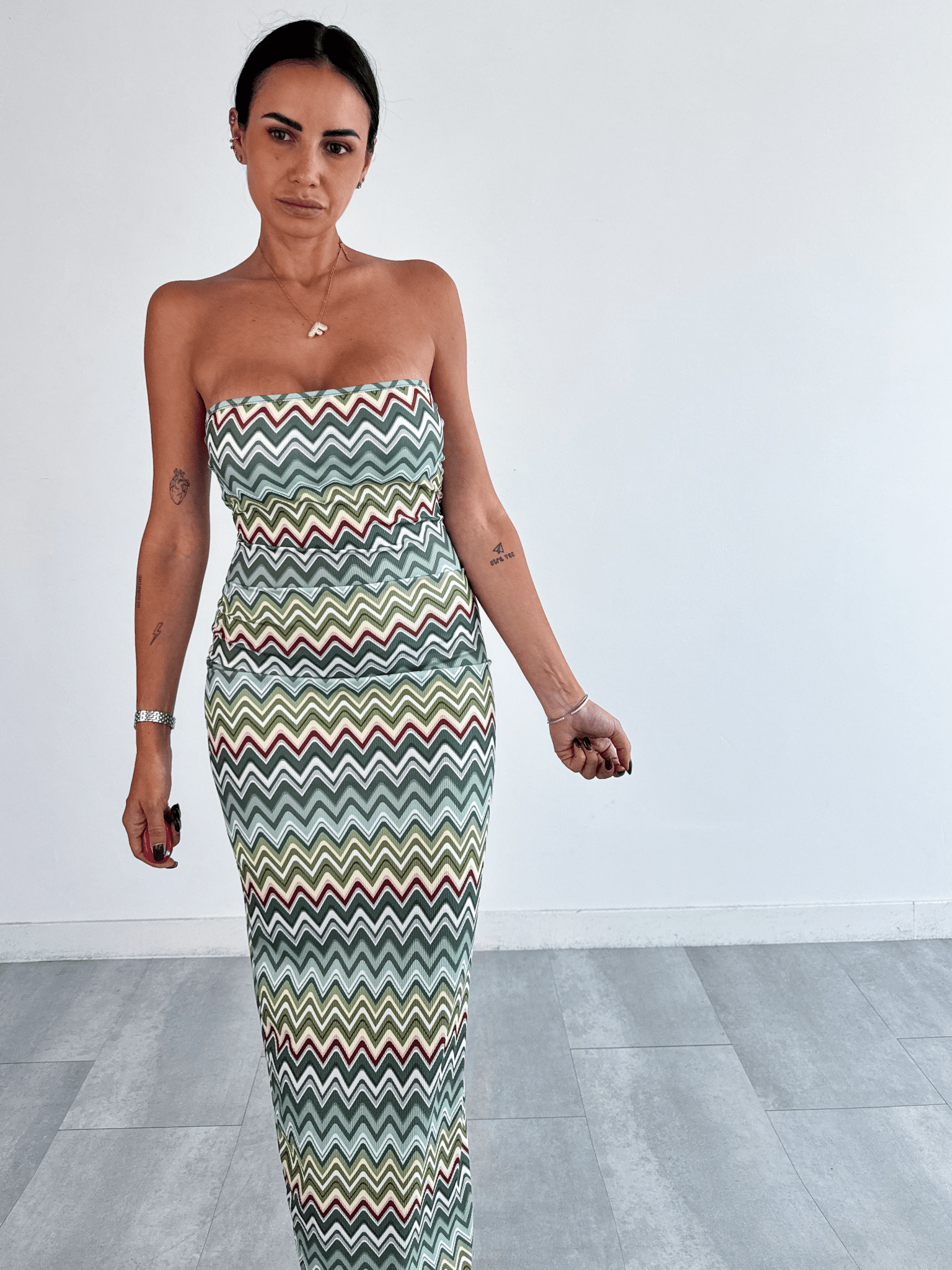 Abito Baroncella - Army Green - SAINTH