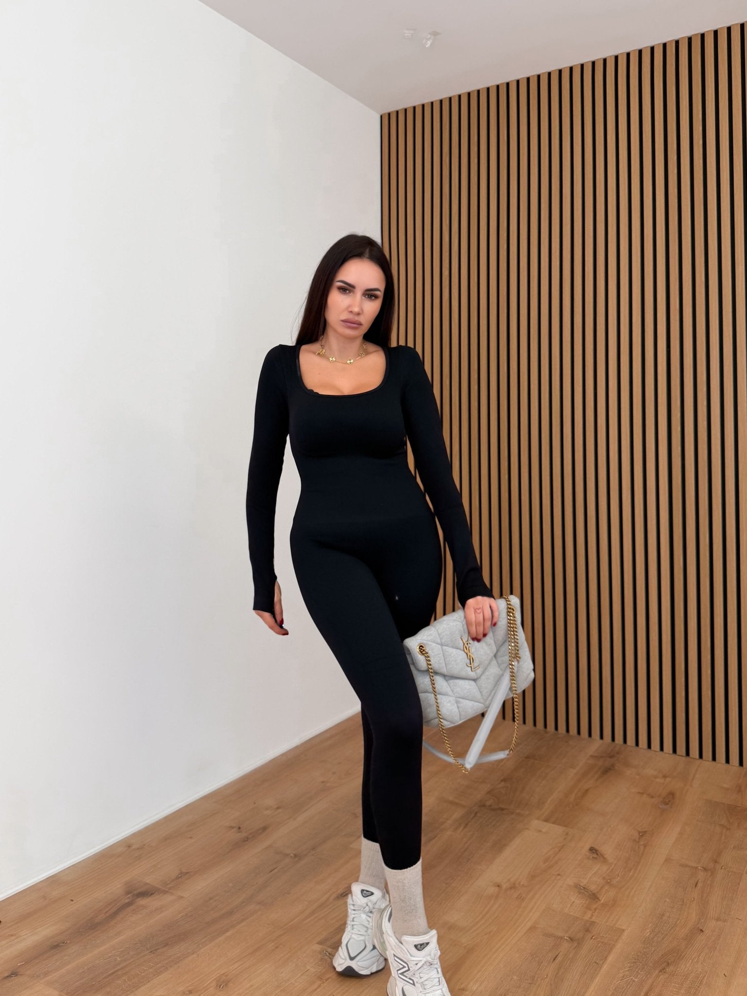 Tuta Intera Contenitiva - Nera - SAINTH