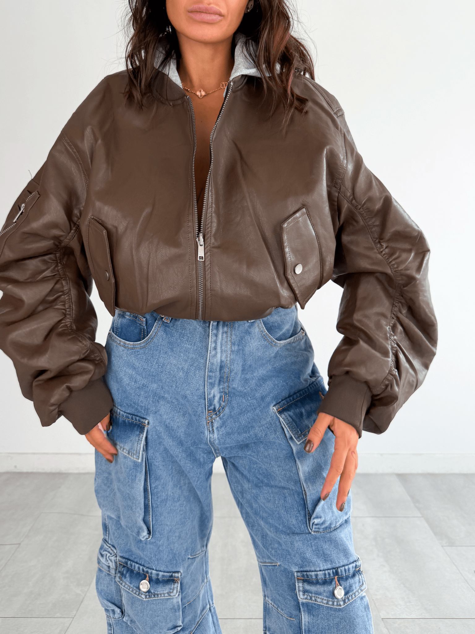 Giacca Parentesi - Marrone - SAINTH