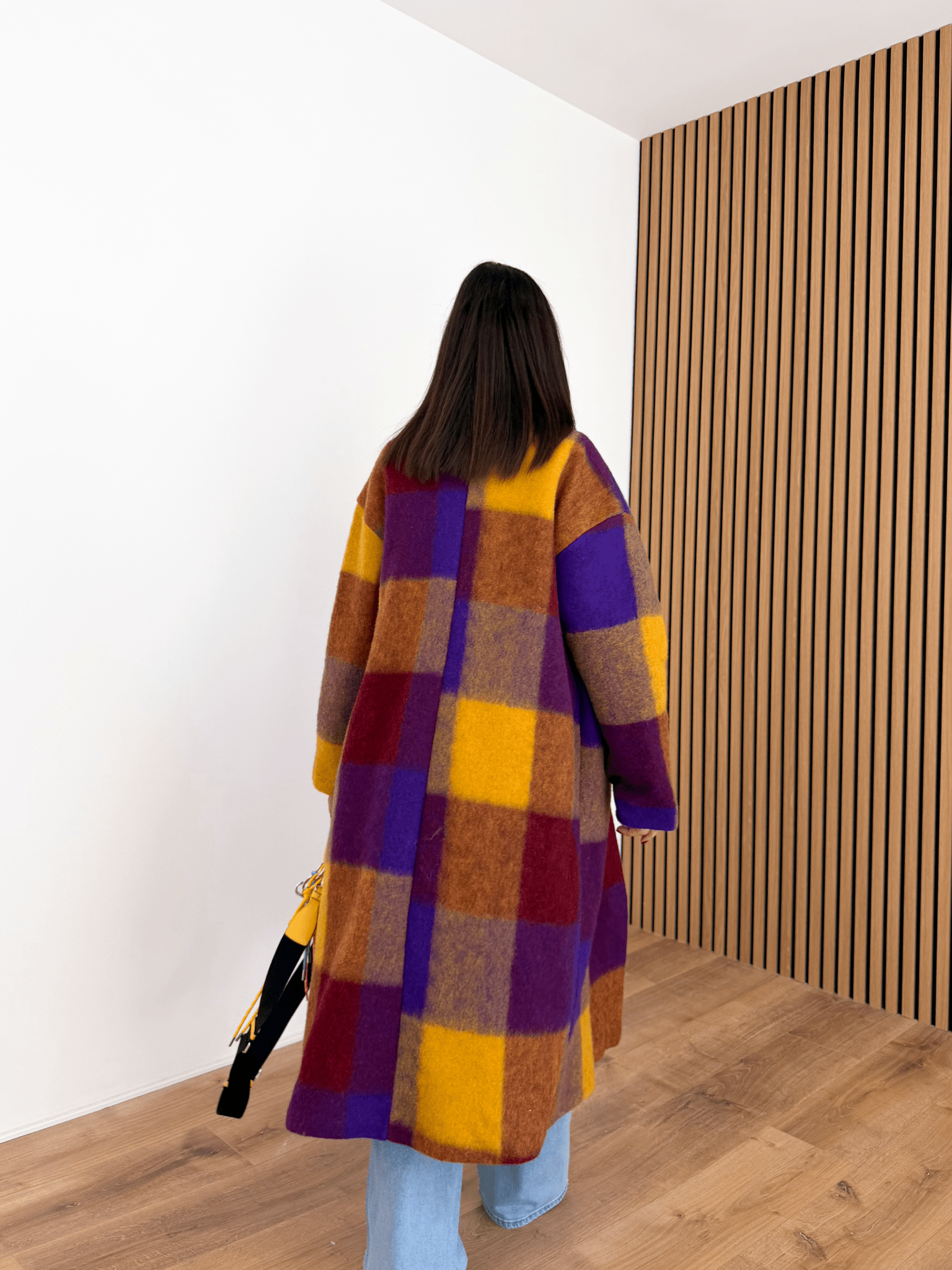 Cappotto Lusso - Senape e Viola - SAINTH