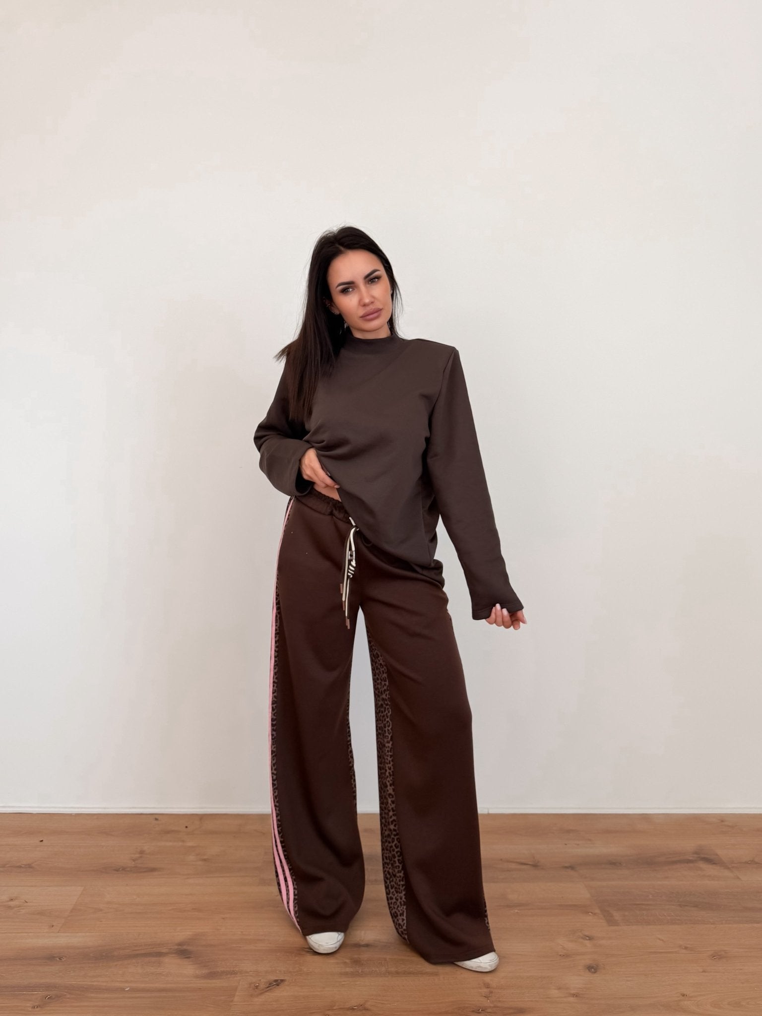 Pantalone Combo - Leo Righe Rosa - SAINTH