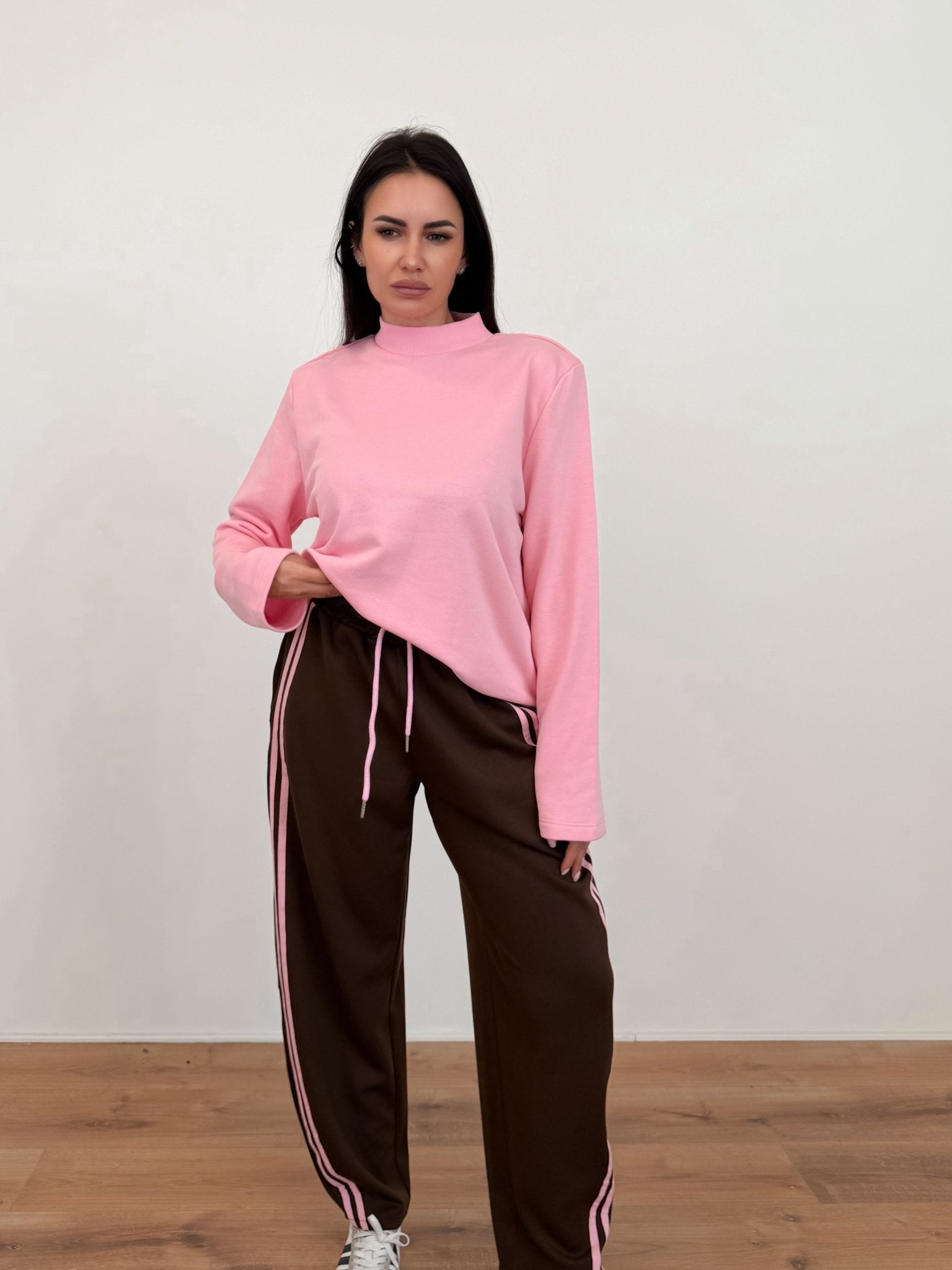Pantalone Parallel - Marrone e Rosa - SAINTH