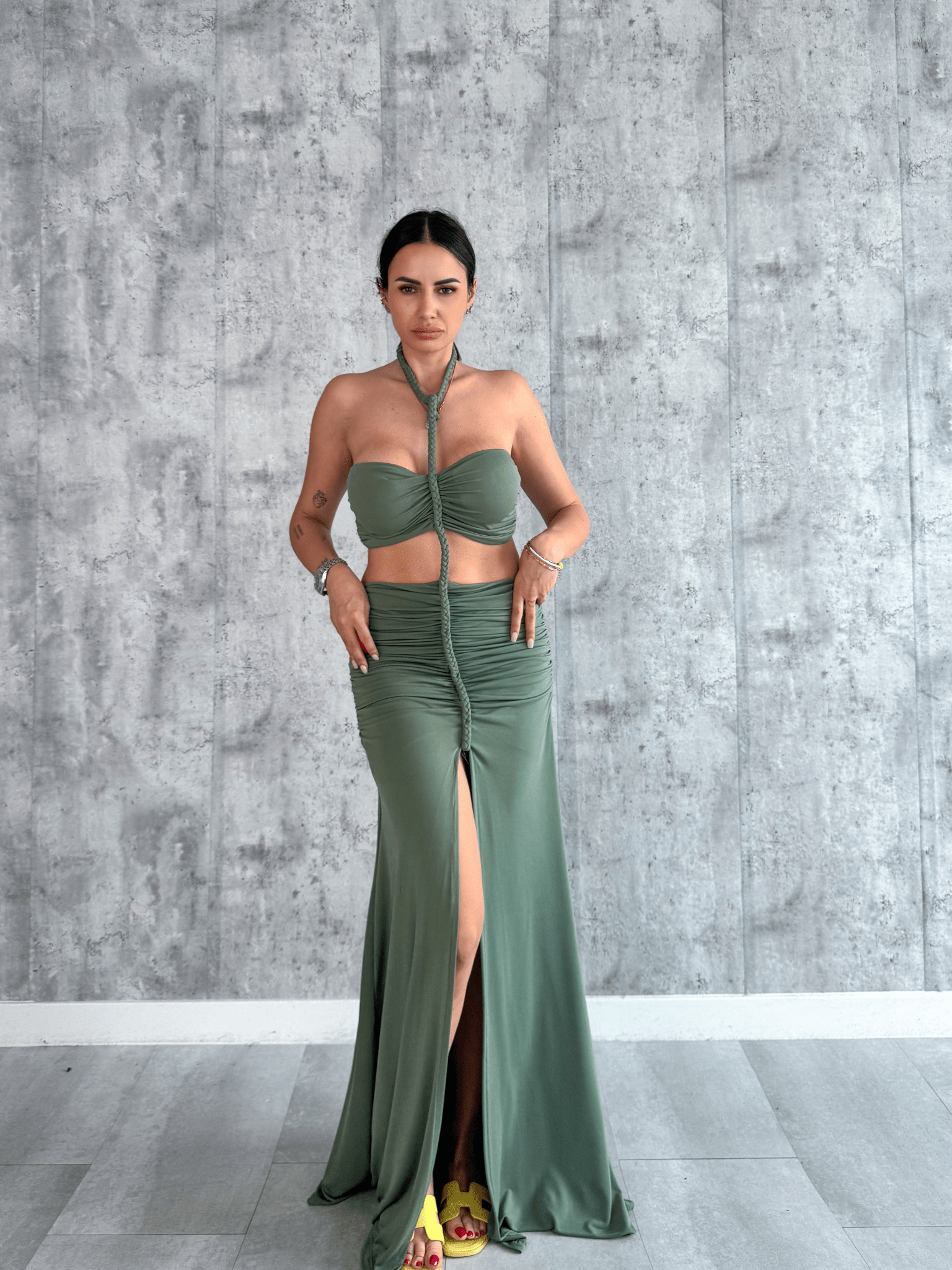 Abito Monotreccia - Army Green - SAINTH