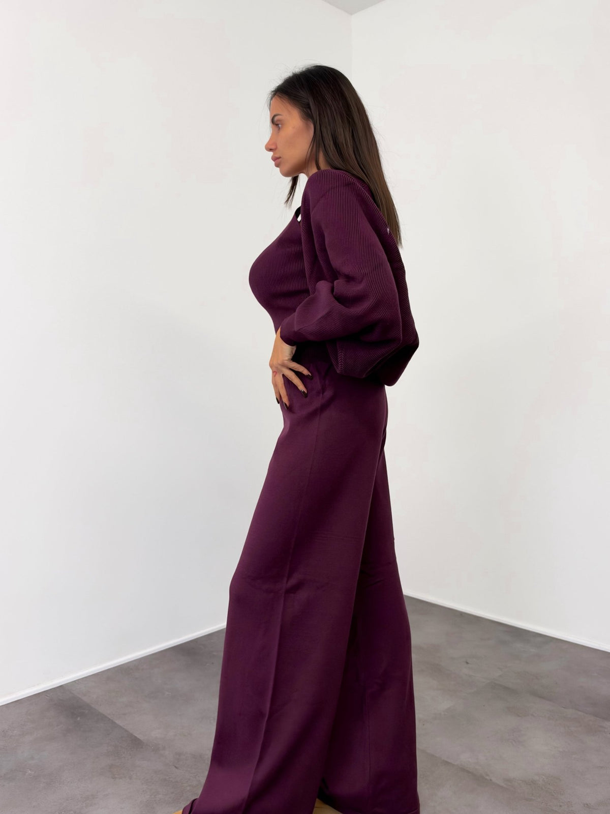 Coordinato Tris Lilà - Vinaccia - SAINTH