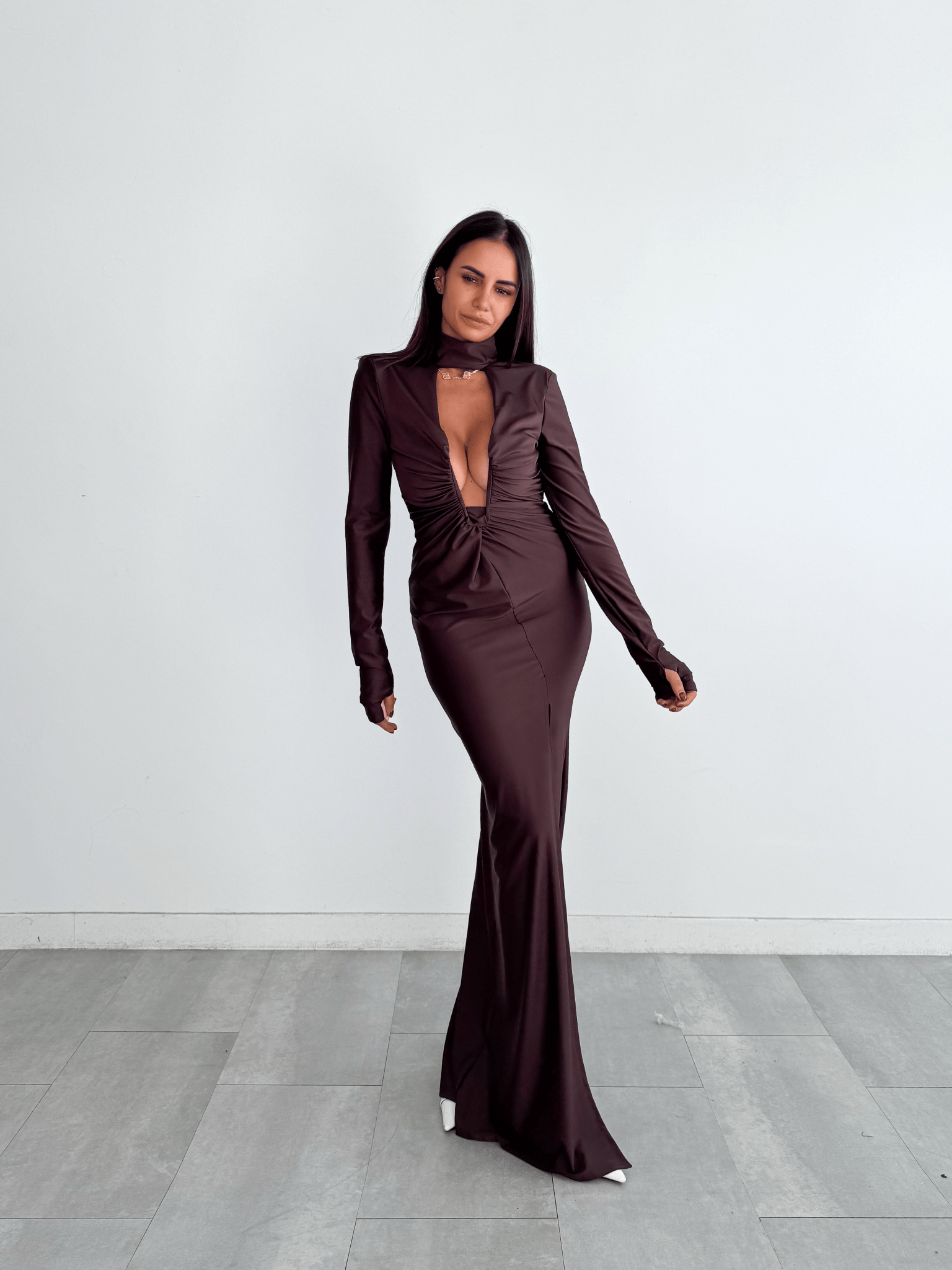 Abito Scintilla - Marrone - SAINTH