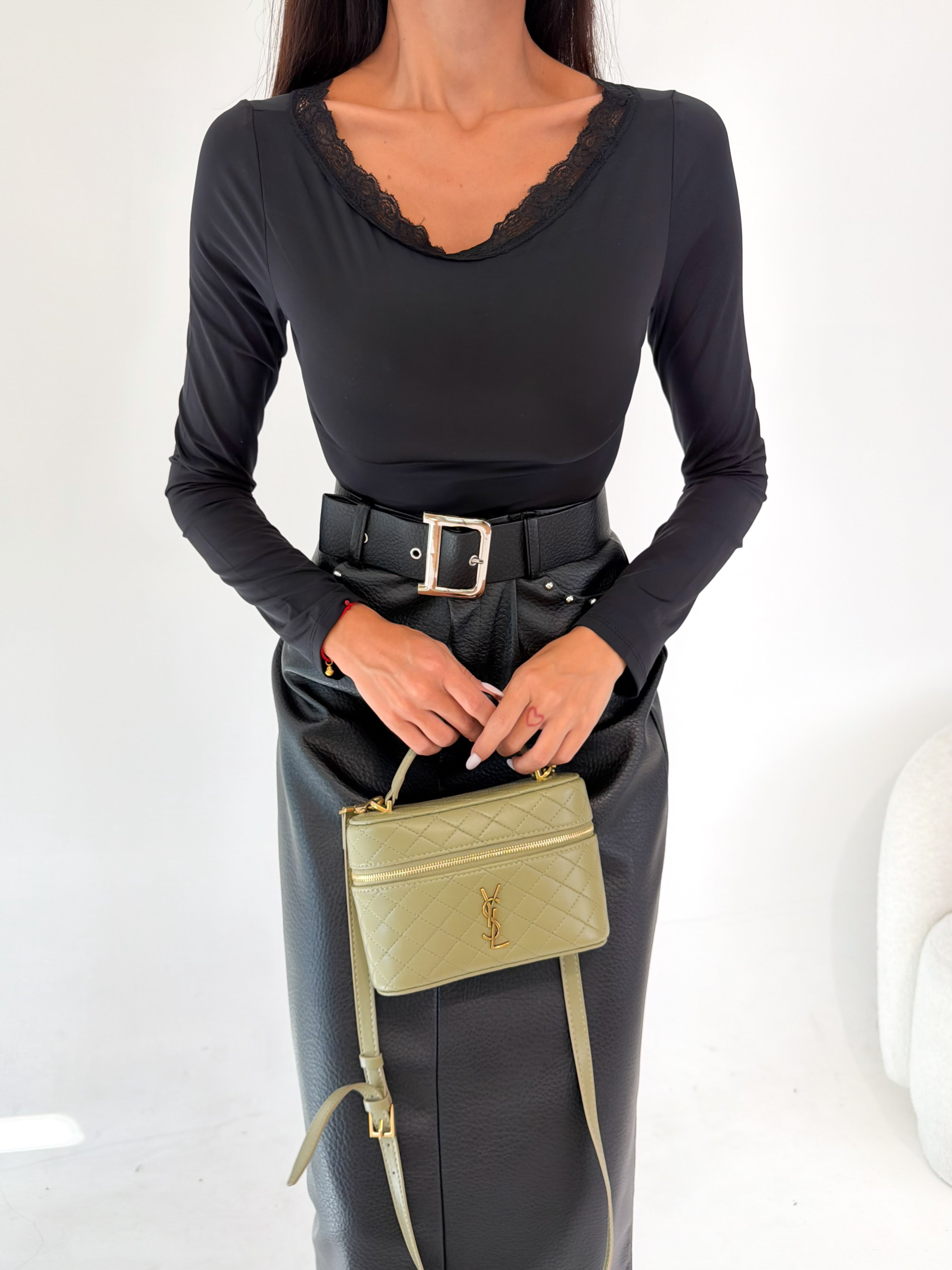 Maglia Linea Pizzo - Nera