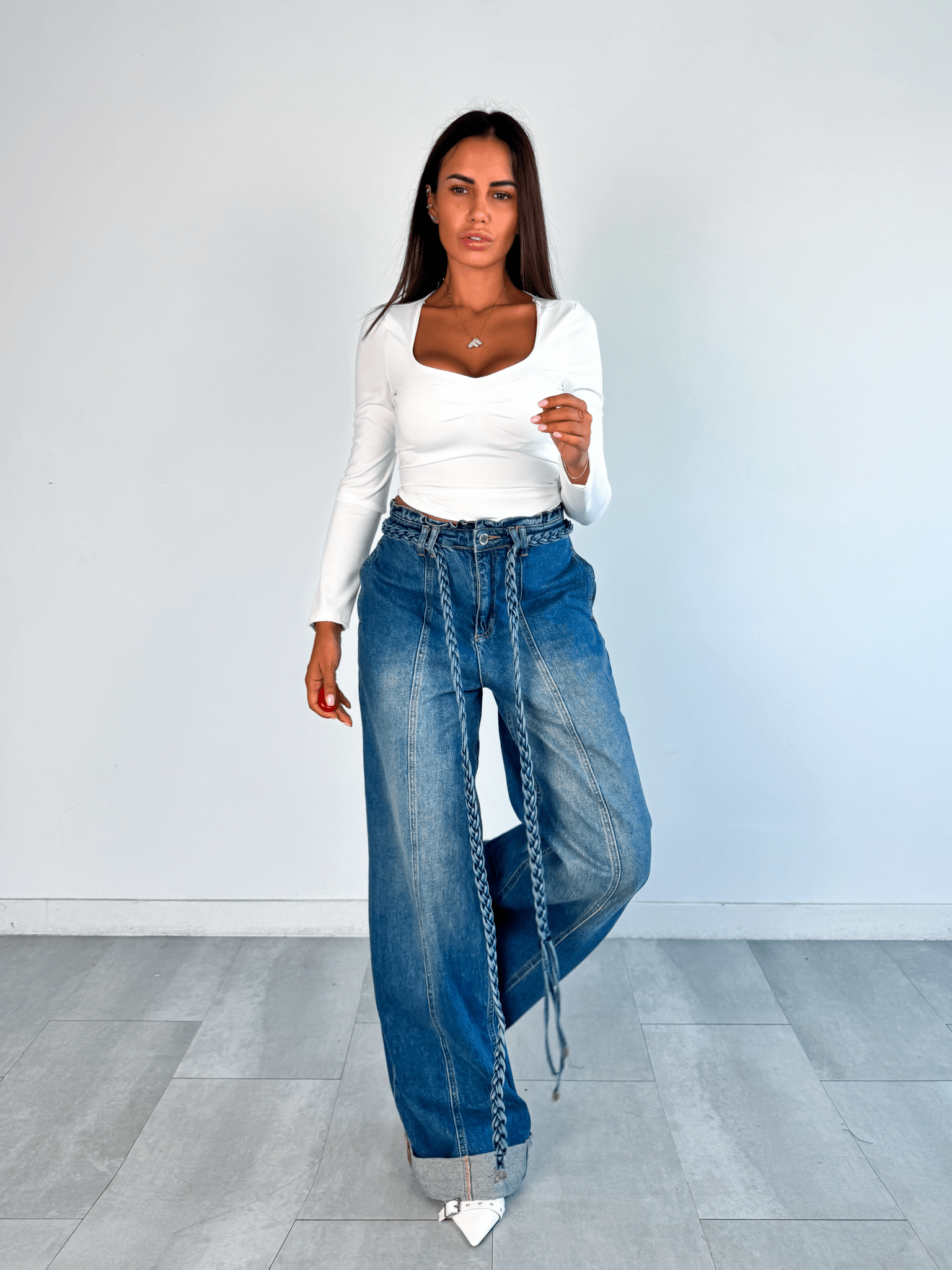 Jeans Treccina - Blu Denim - SAINTH