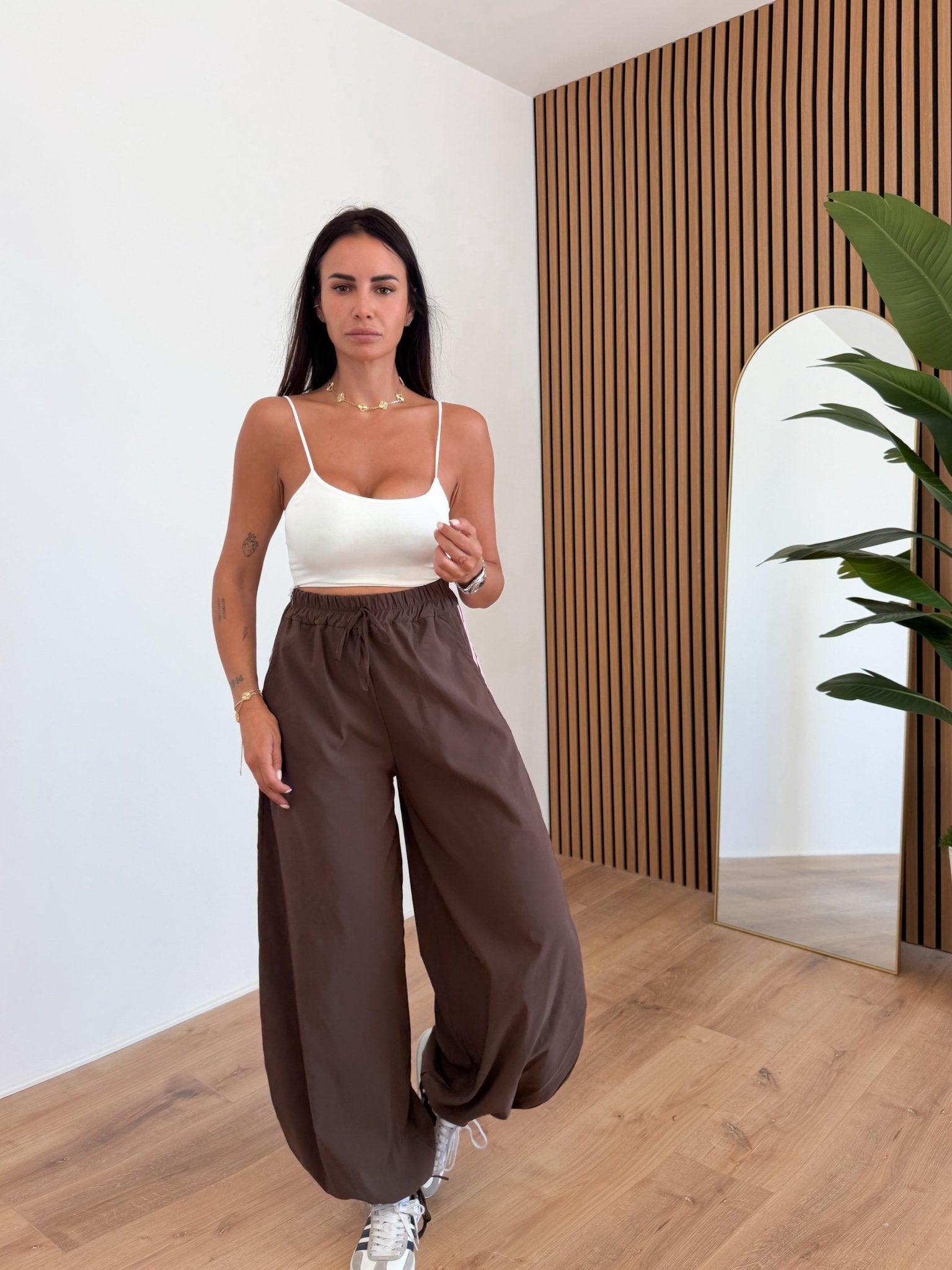 Pantalone Track - Marrone - SAINTH