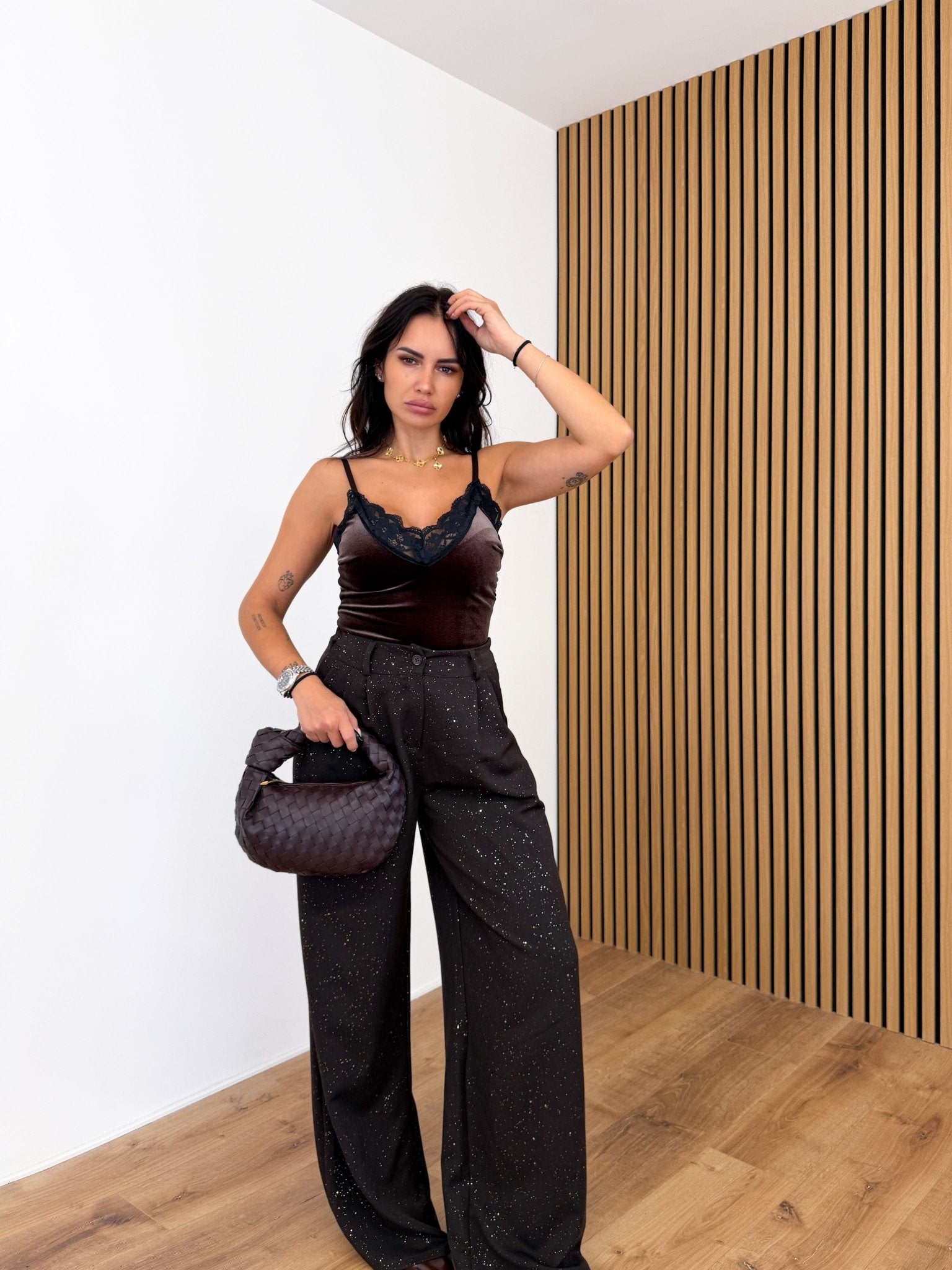 Body Velvet - Marrone - SAINTH