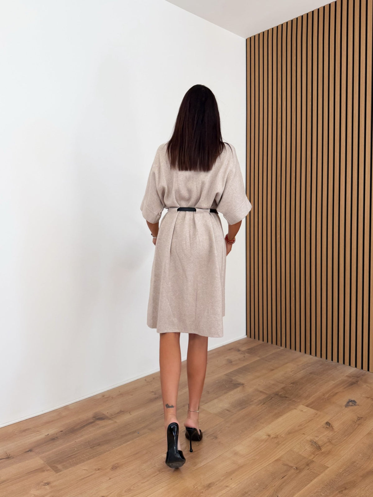 Abito Pull Naya - Beige - SAINTH