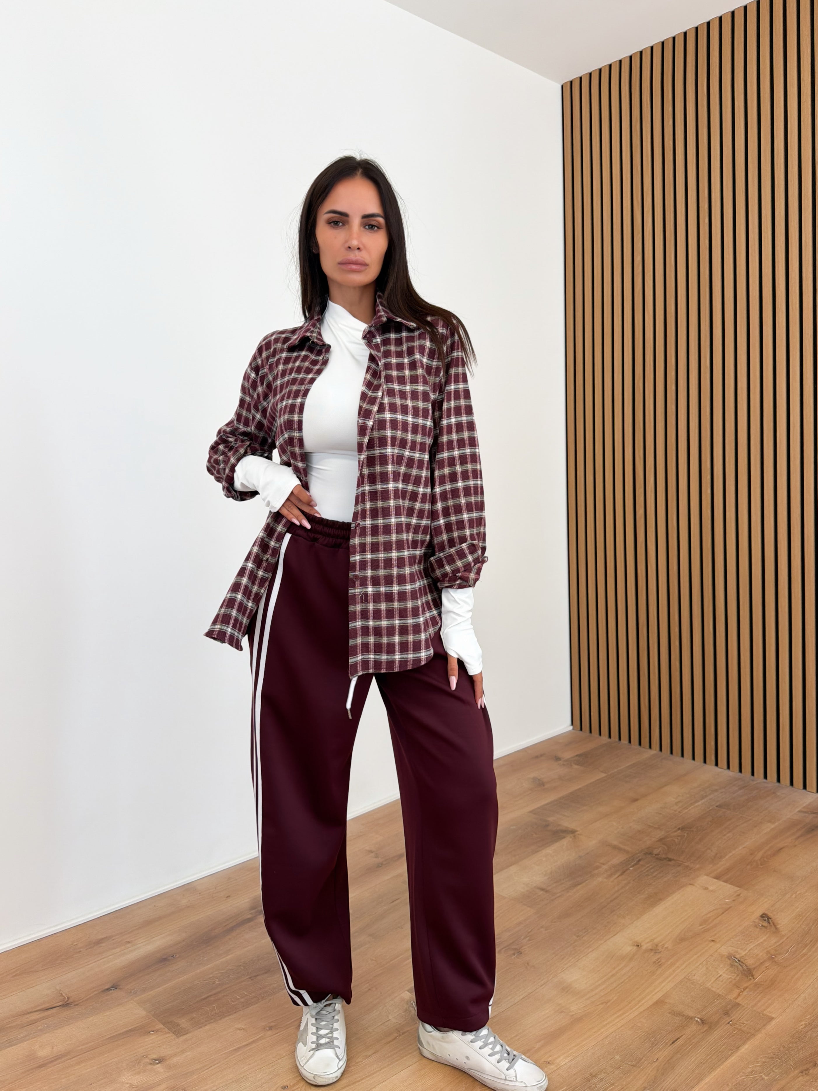 Pantalone Tuta Essential - Bordeaux