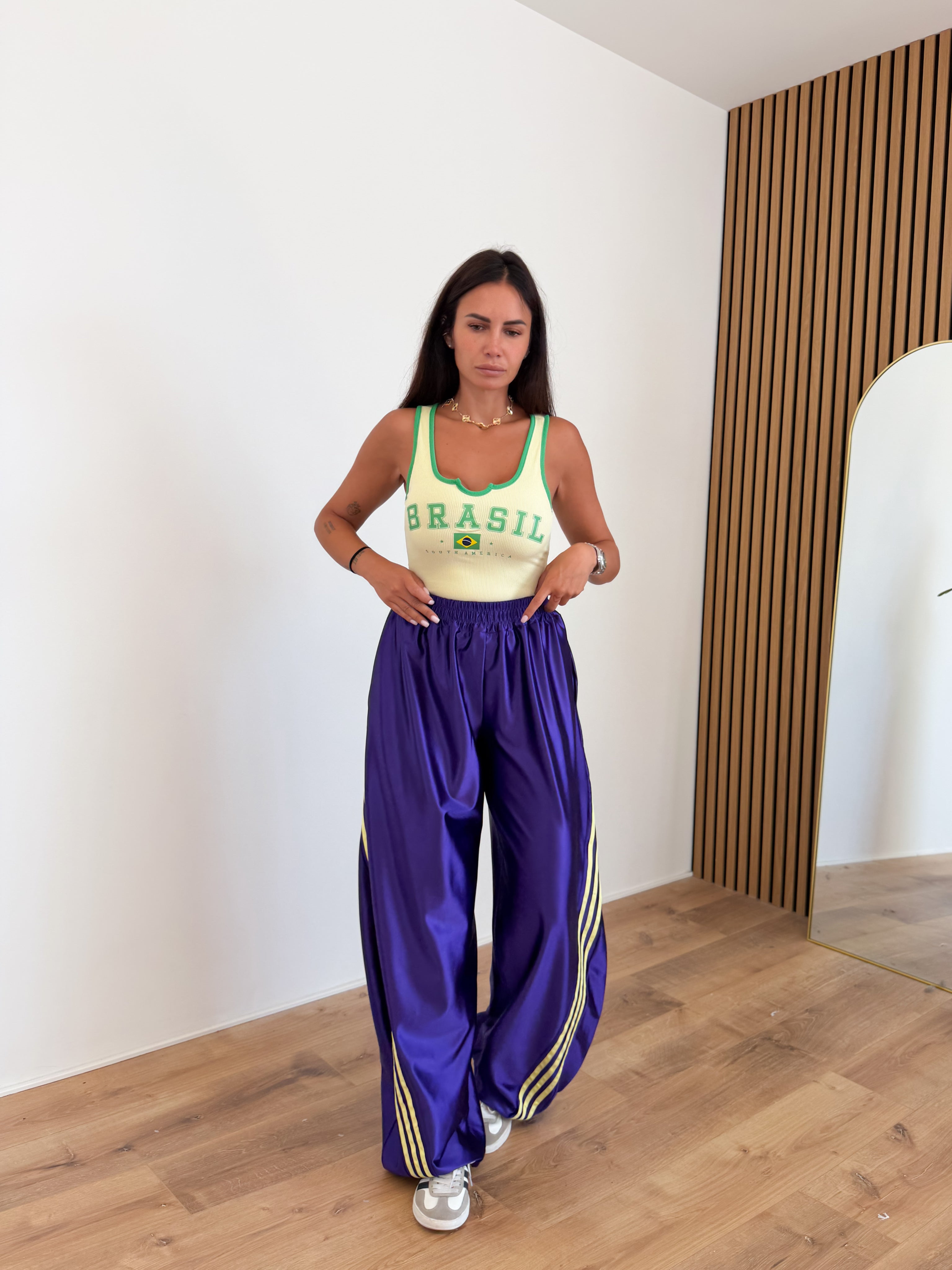 Pantalone Tuta Level - Viola